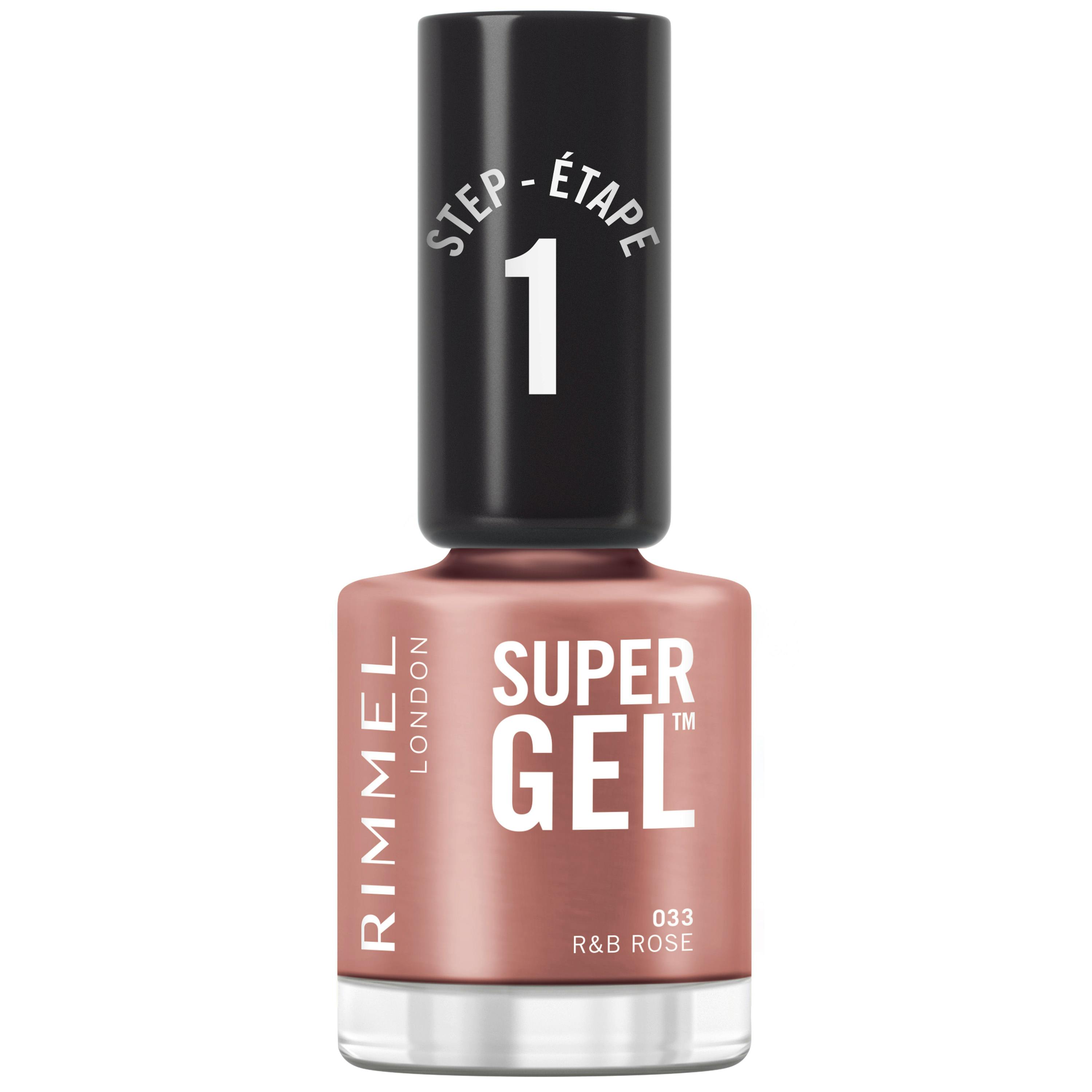 Rimmel Super Gel Nail Polish 033 R&B Rose 12 ml