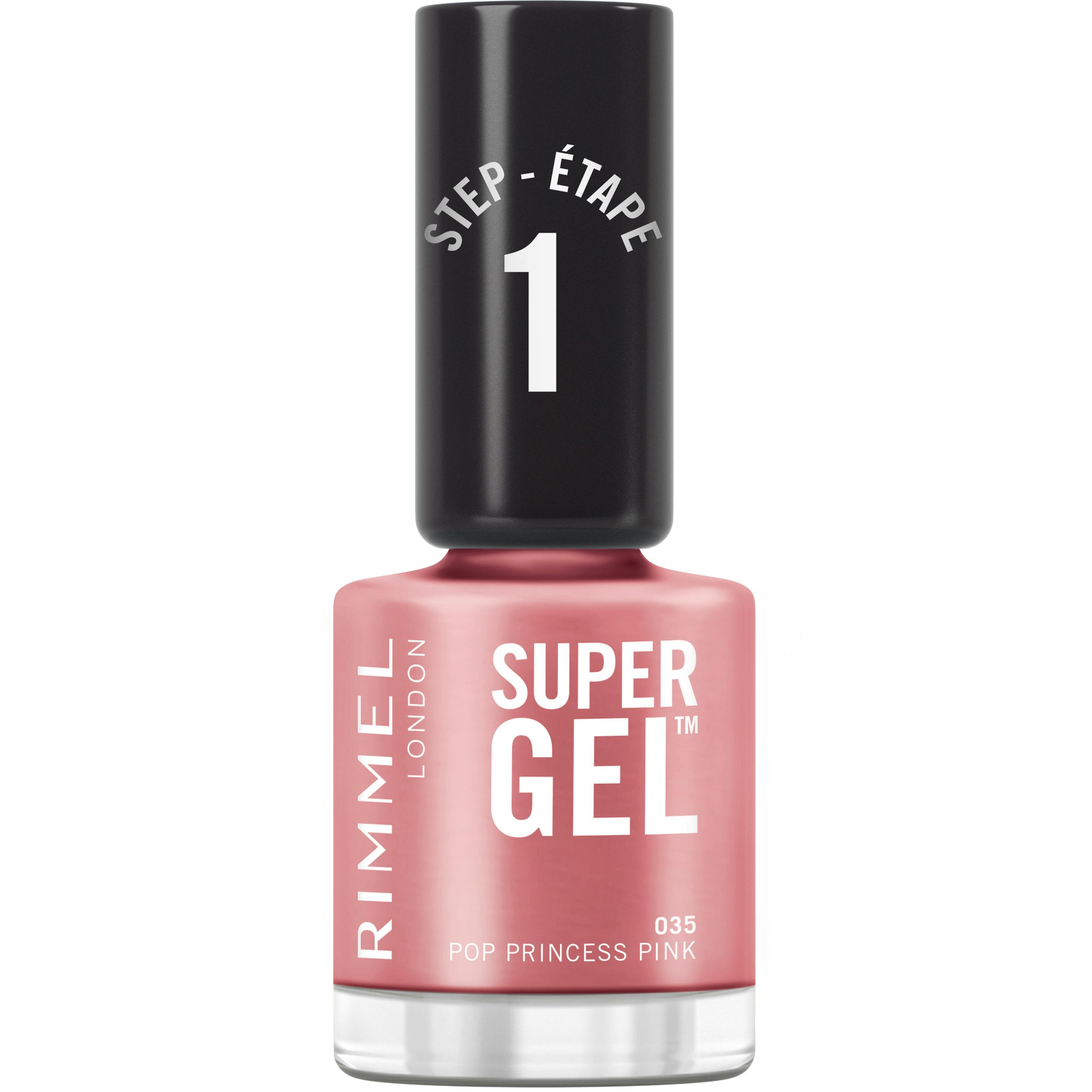 Rimmel Super Gel Nail Polish 035 Pop Princess Pink 12 ml