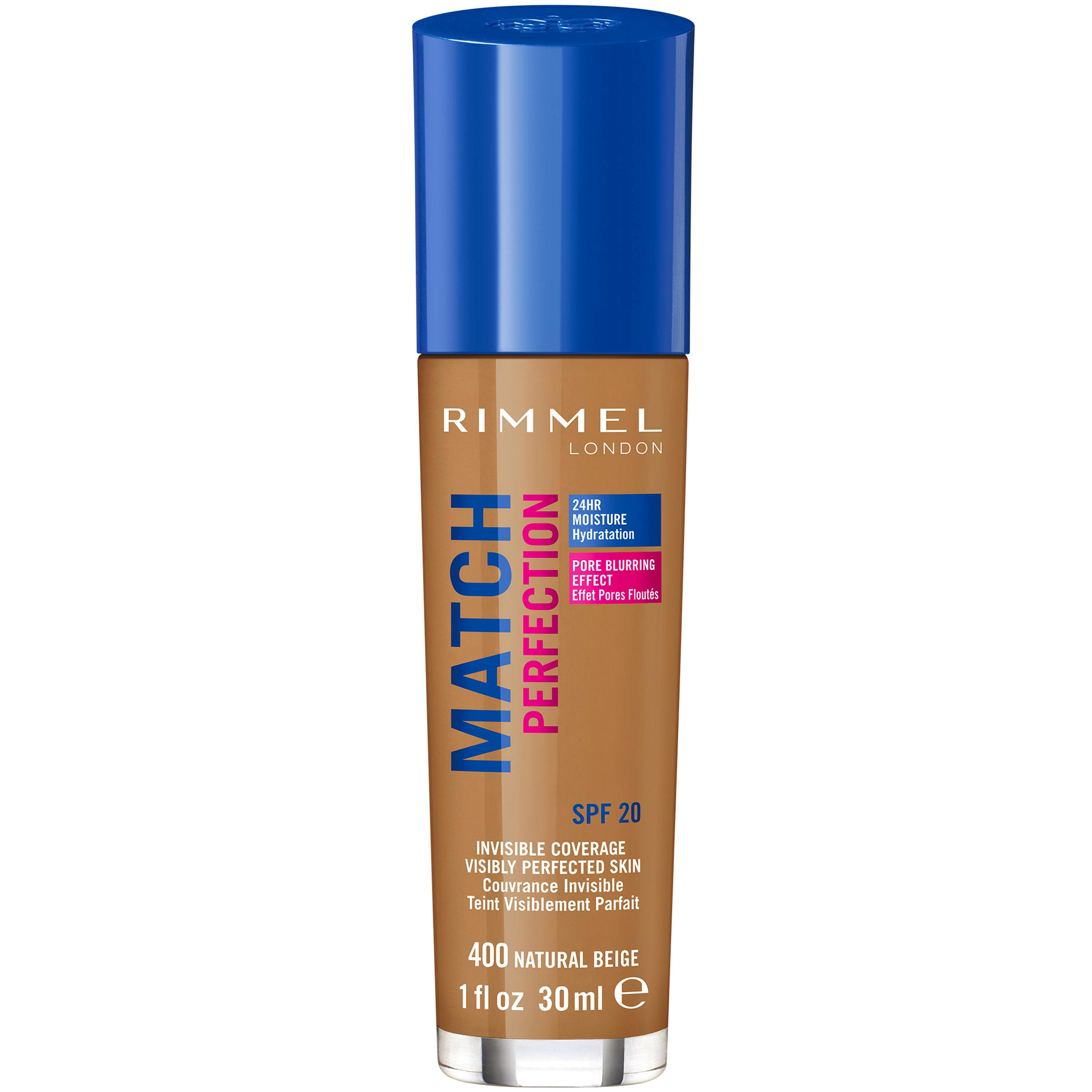 Rimmel Match Perfection Foundation 400 Natural Beige 30 ml