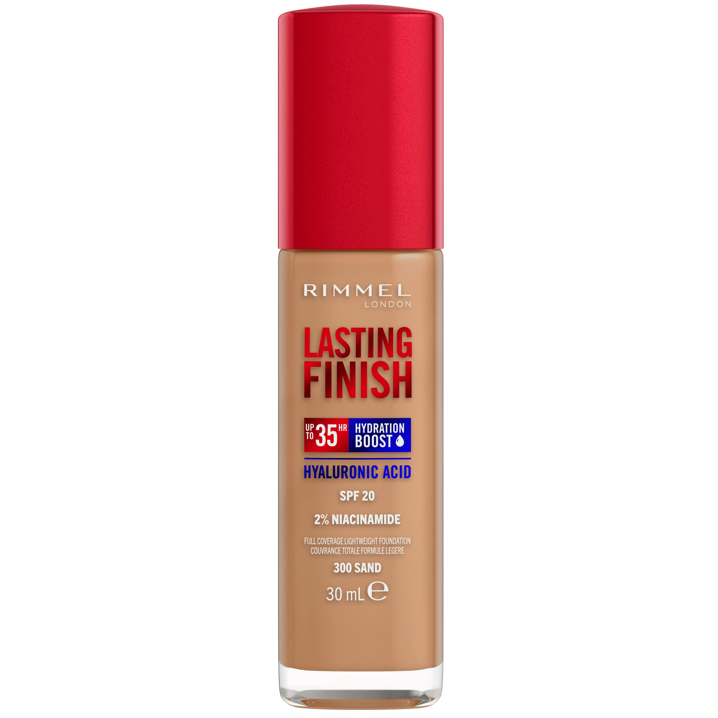 Rimmel Lasting Finish 35H Hydration Boozt Foundation SPF20 300 Sand 30 ml
