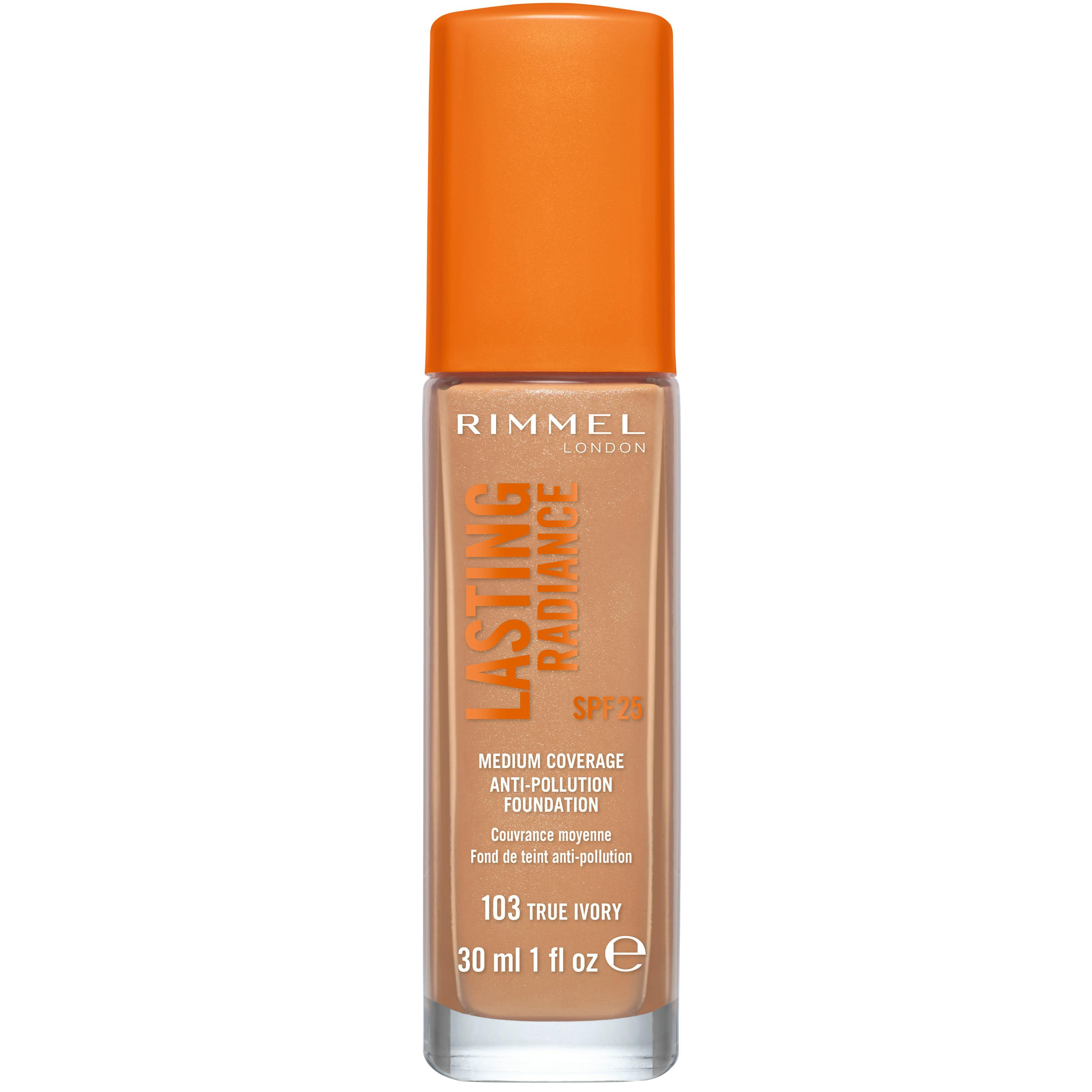 Rimmel Lasting Radiance Foundation SPF 25 103 True Ivory 30 ml