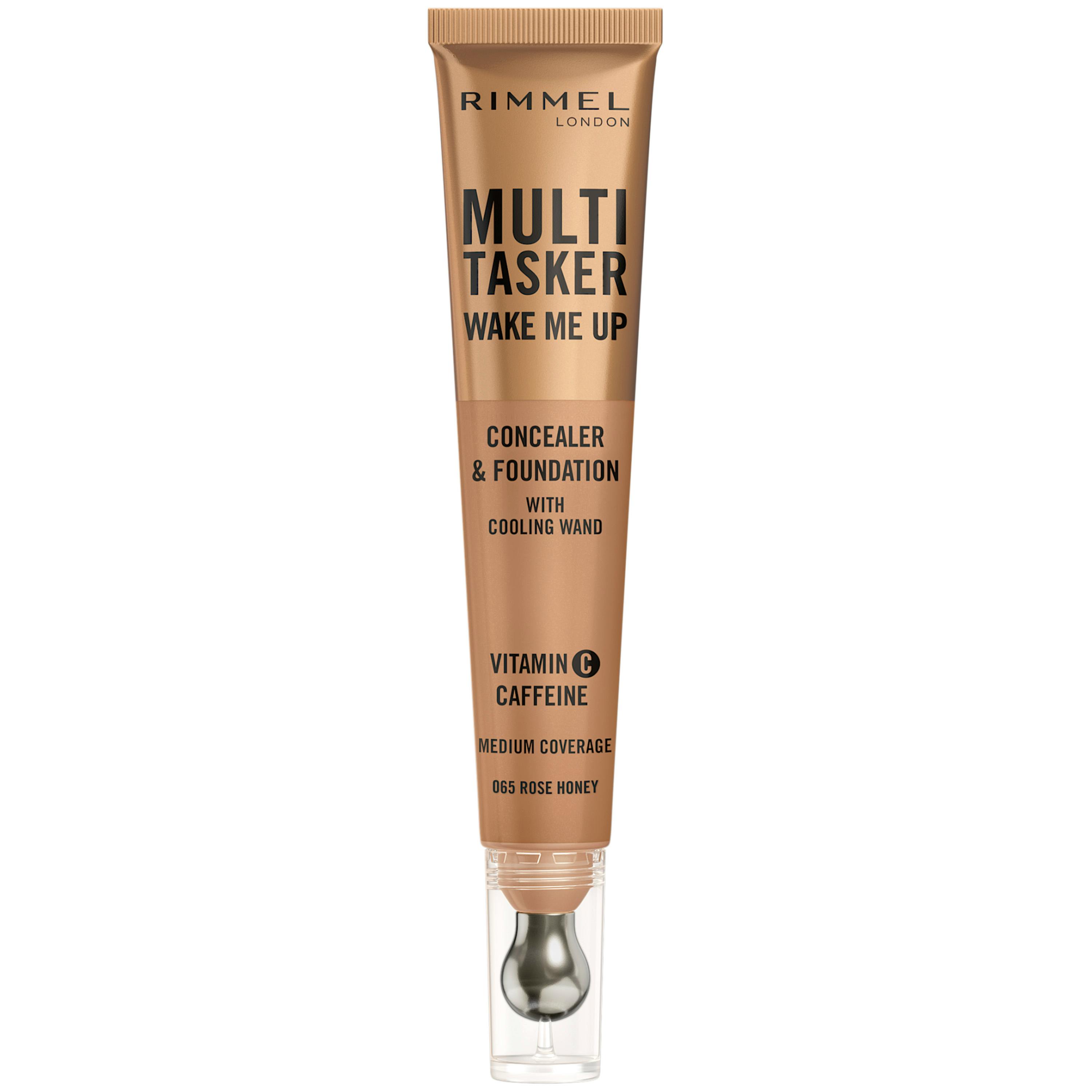 Rimmel Multi-tasker Wake Me Up Foundation & Concealer 65 Rose Honey 20 ml