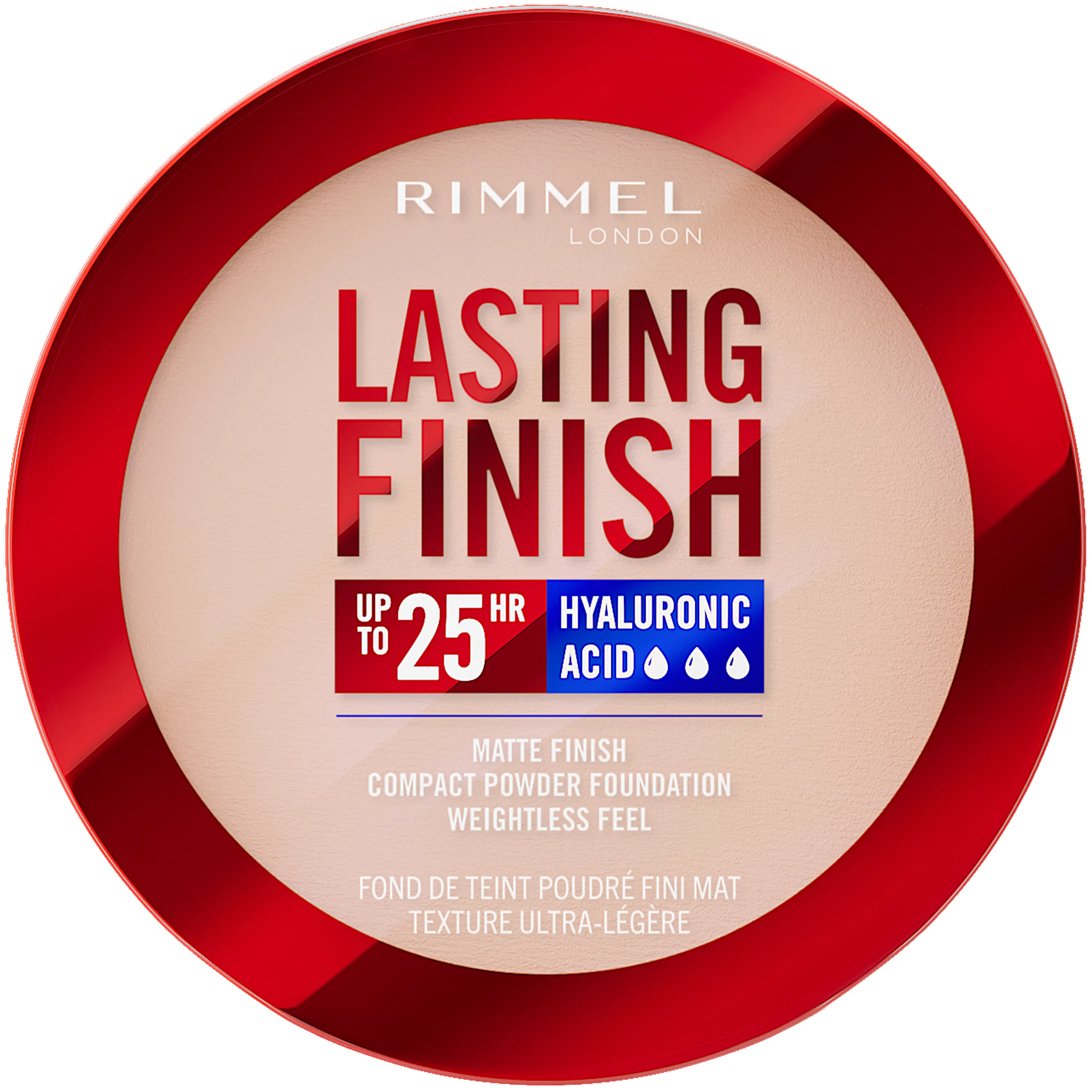 Rimmel Lasting Finish 25H Compact Powder SPF 20 001 Porcelain 7 g