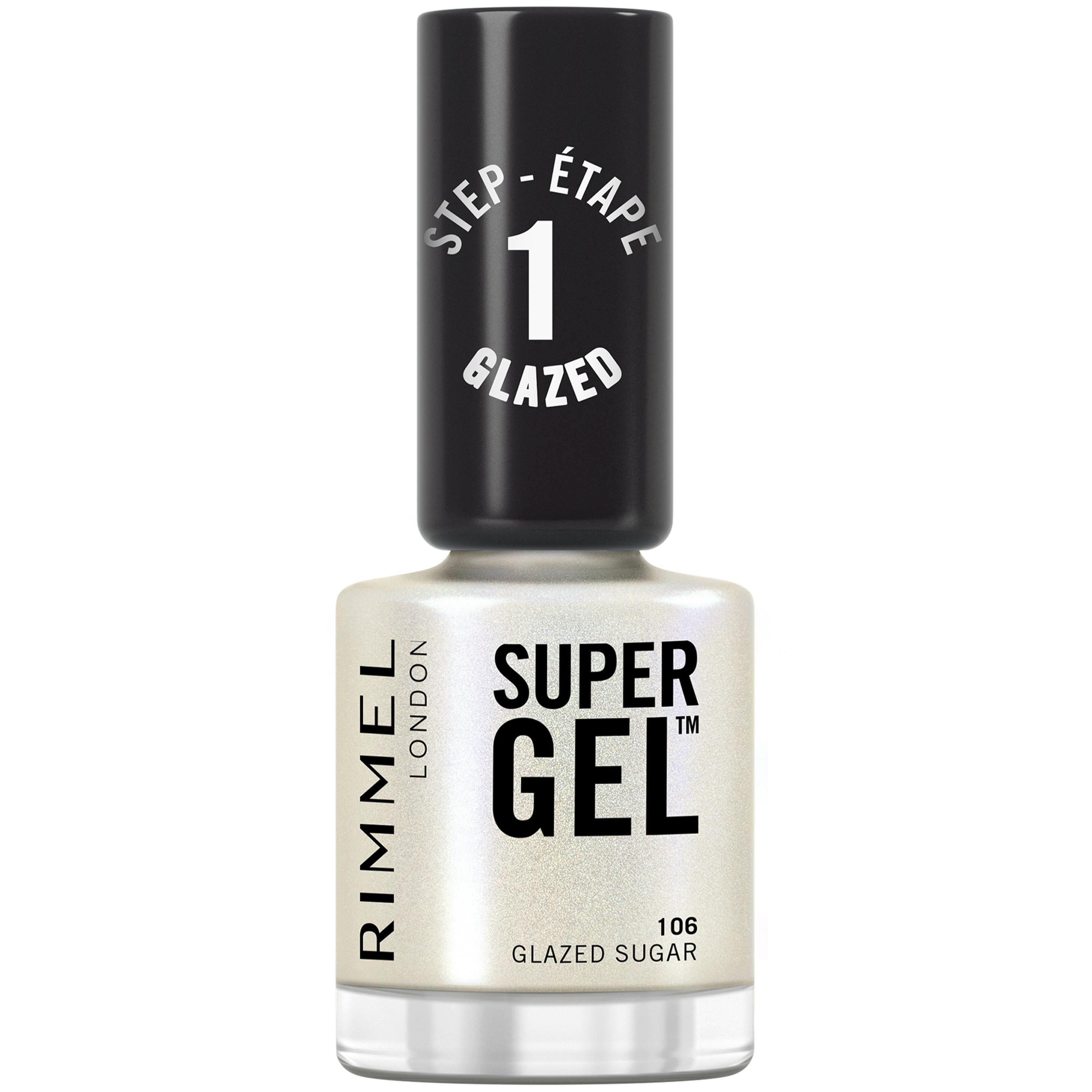 Rimmel Super Gel Nail Polish 106 Glazed Sugar 12 ml