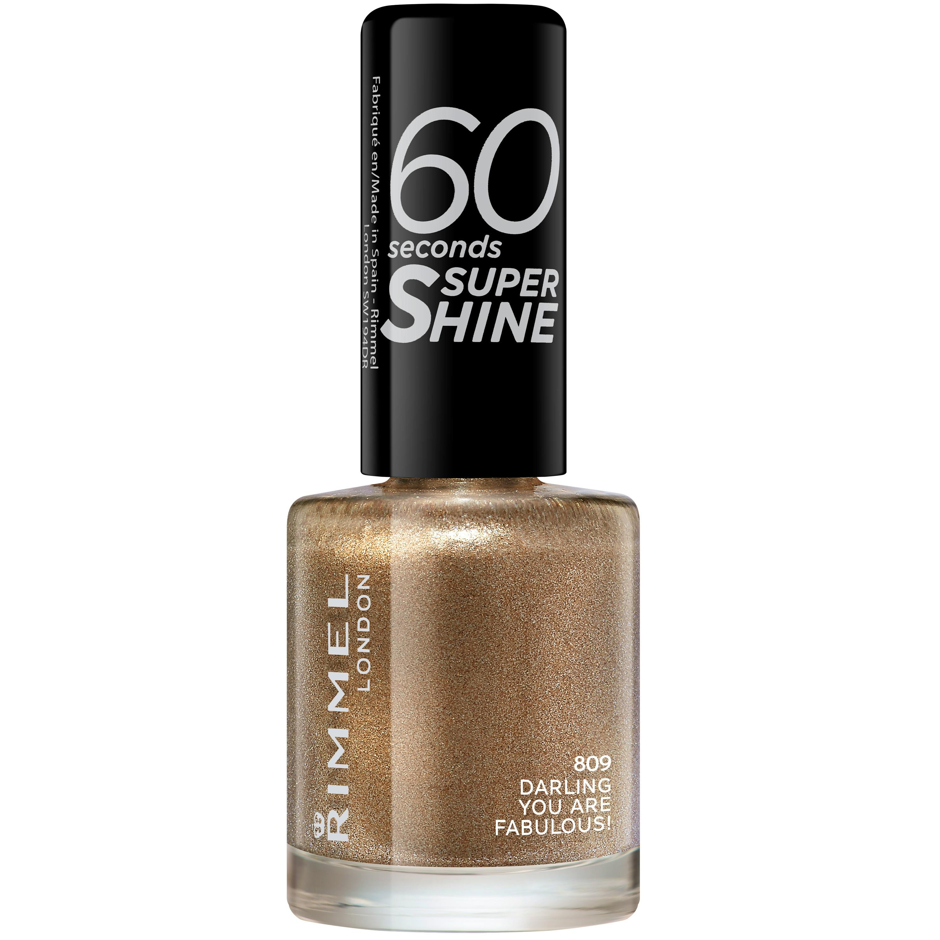Rimmel 60 Seconds Super Shine Nail Polish 809 Darling U R Fab 8 ml