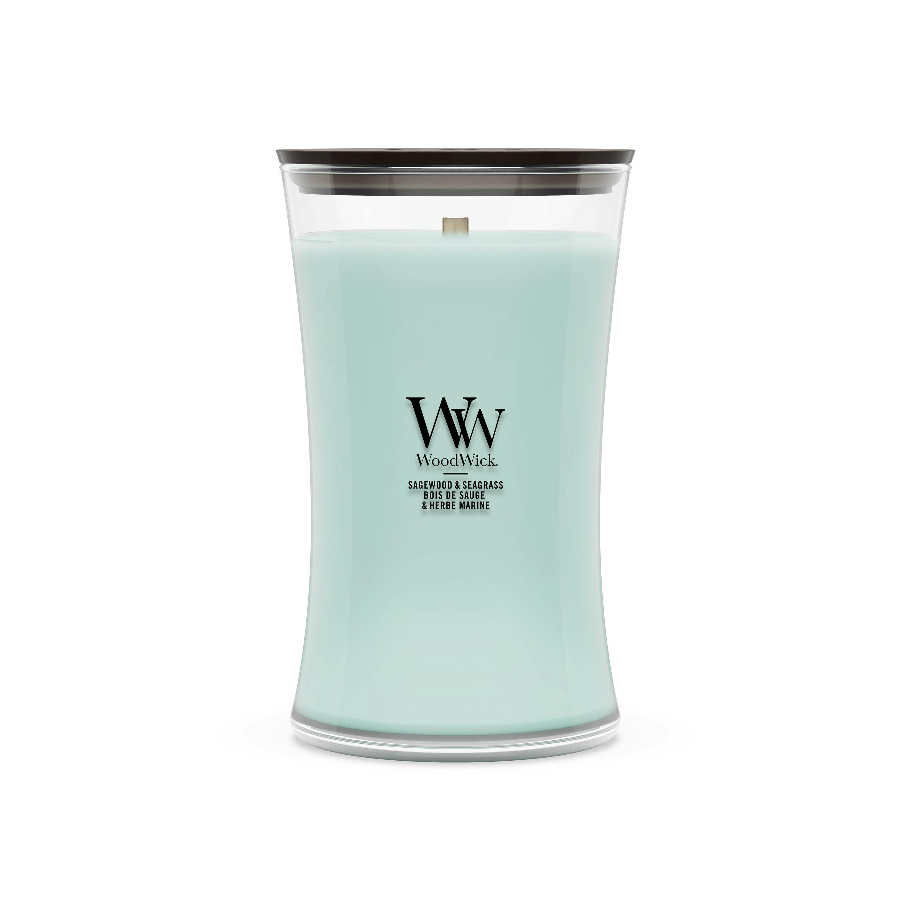 WoodWick Scented Candle Sagewood & Seagrass 609 g