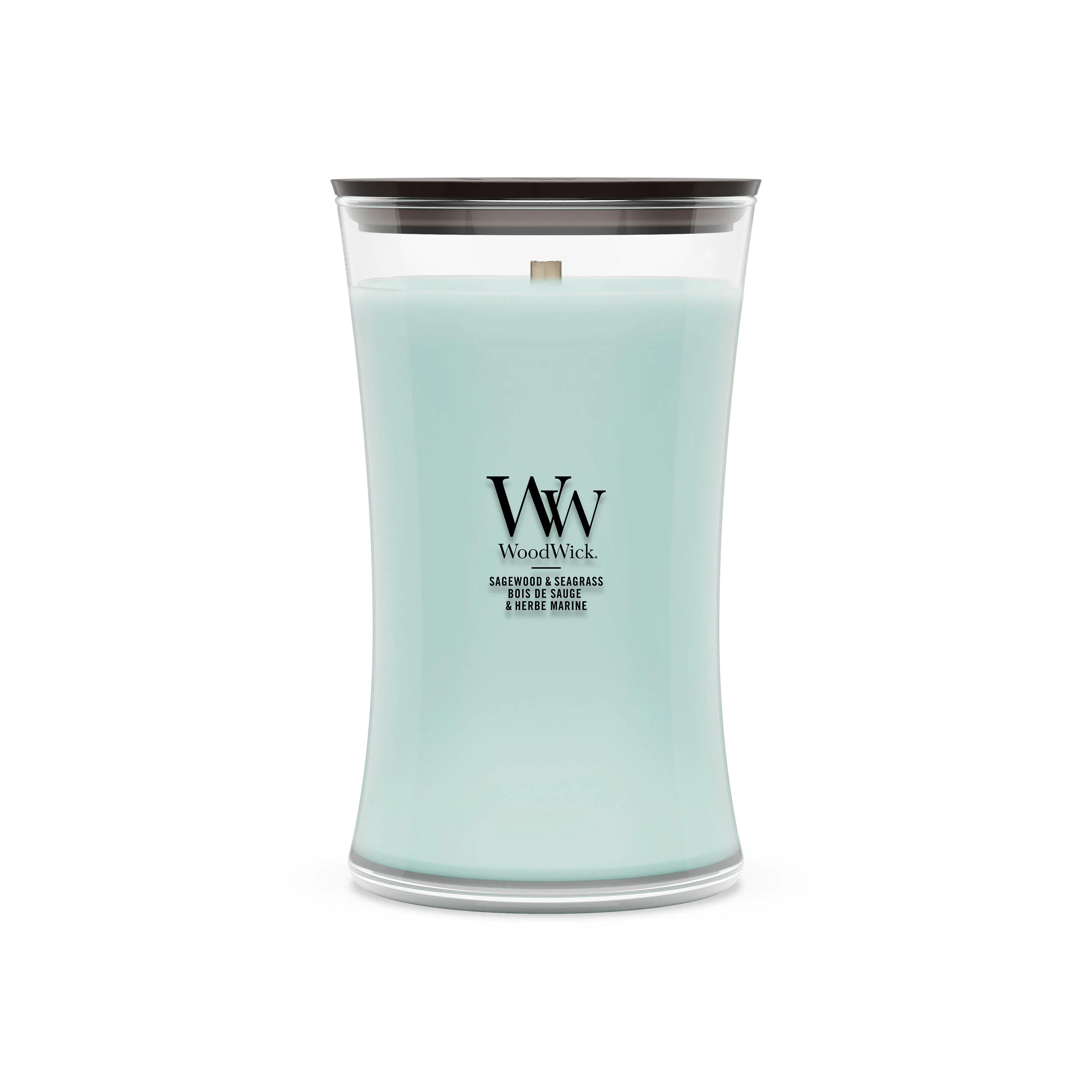 WoodWick WoodWick Sagewood & Seagrass Candle Large Hourglass