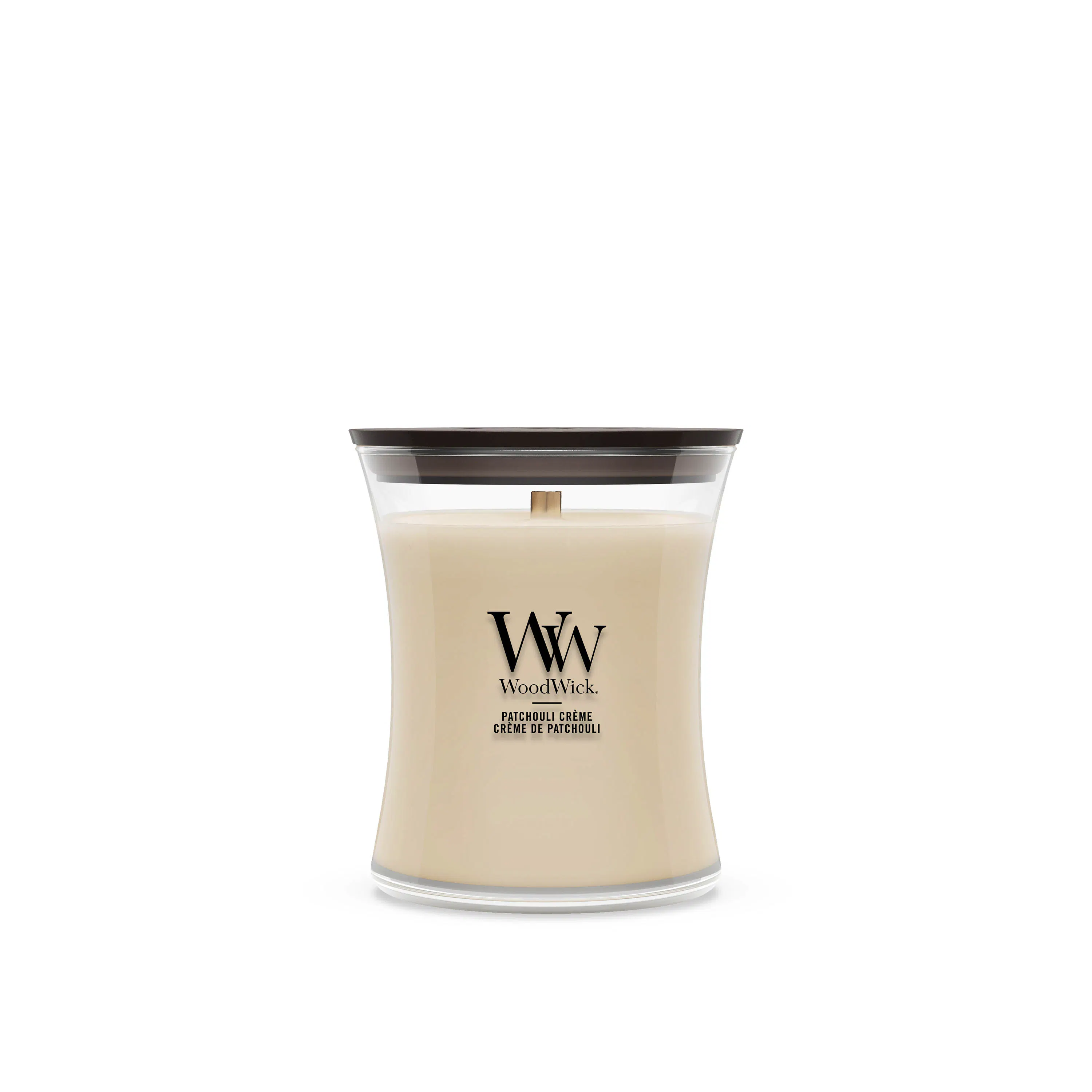 WoodWick Scented Candle Patchouli Cr&eacute;me 275 g