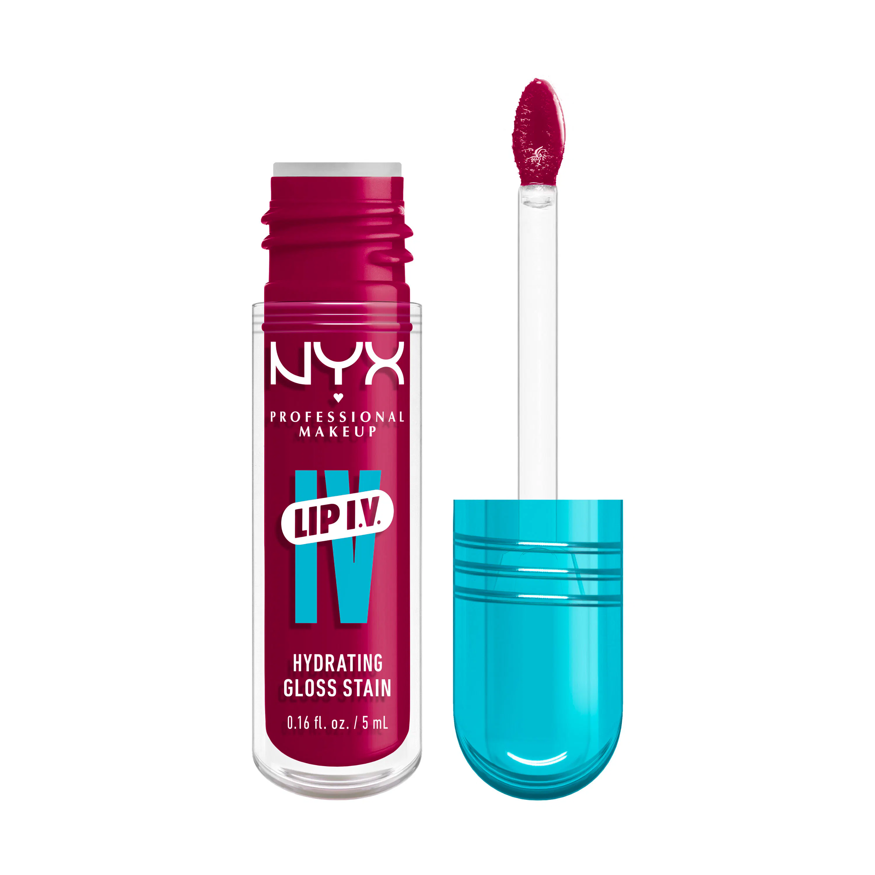 NYX Professional Make-Up Lip I.V. Hydrating Gloss Stain 19 Magenta Mist 5 ml