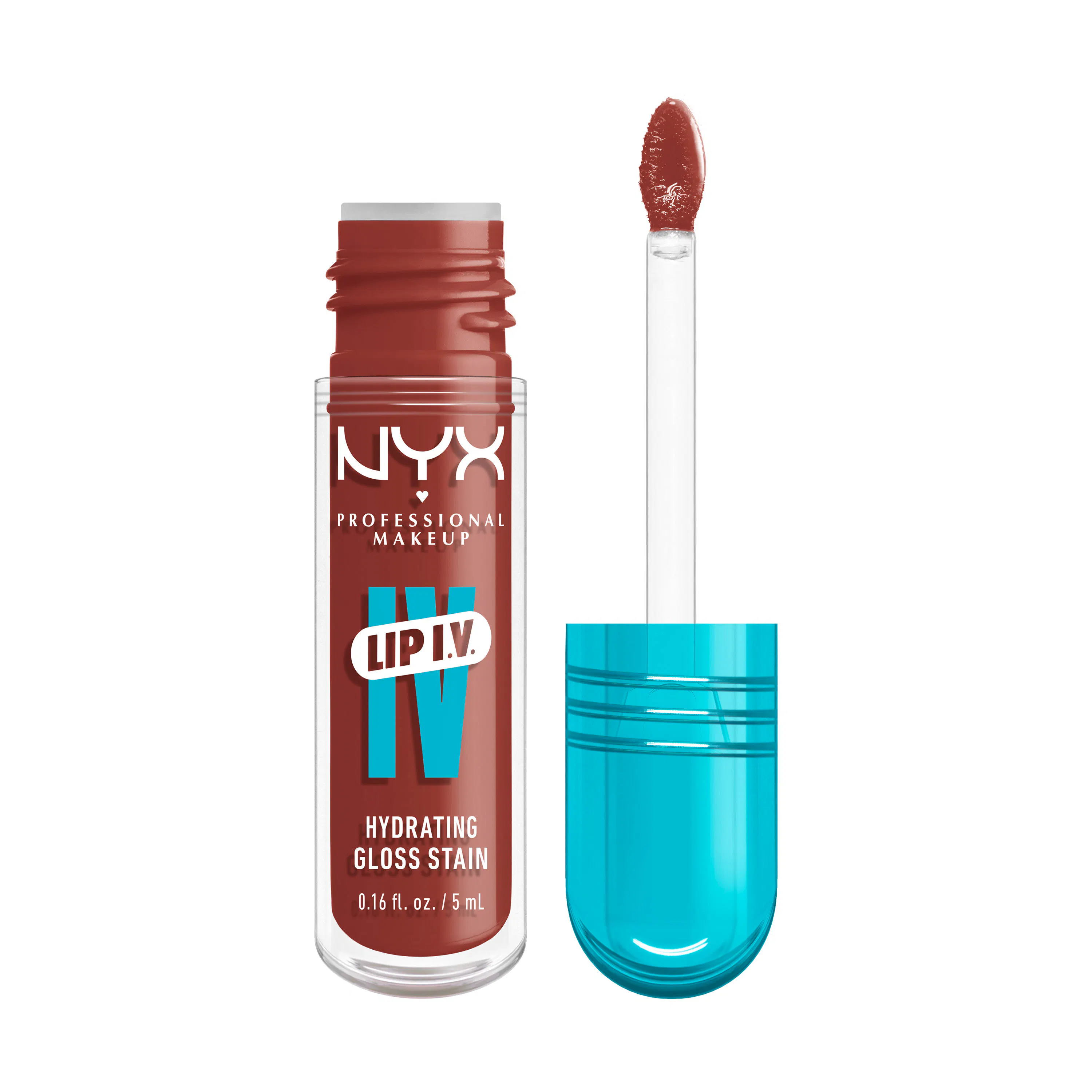 NYX Professional Make-Up Lip I.V. Hydrating Gloss Stain 18 Drippin' Nude 5 ml