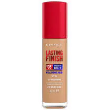 Rimmel Lasting Finish 35H Hydration Boozt Foundation SPF20 210 Golden Beige 30 ml