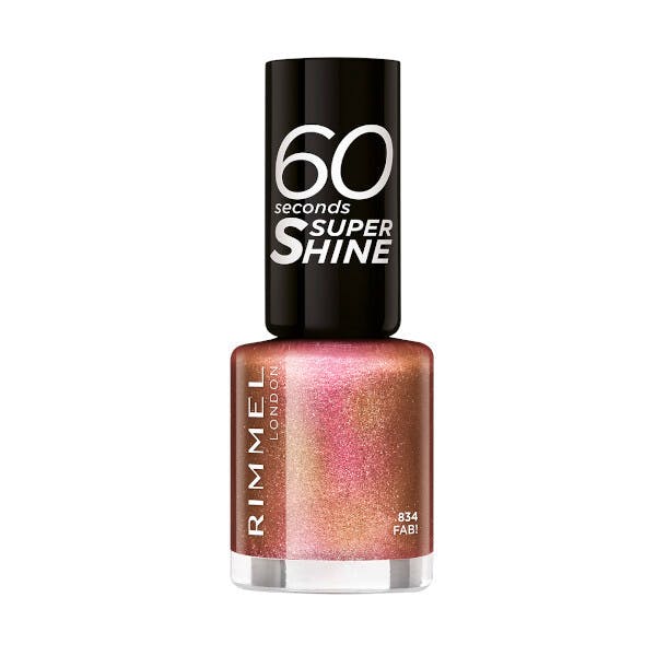 Rimmel 60 Seconds Super Shine Nail Polish 834 Fab! 8 ml