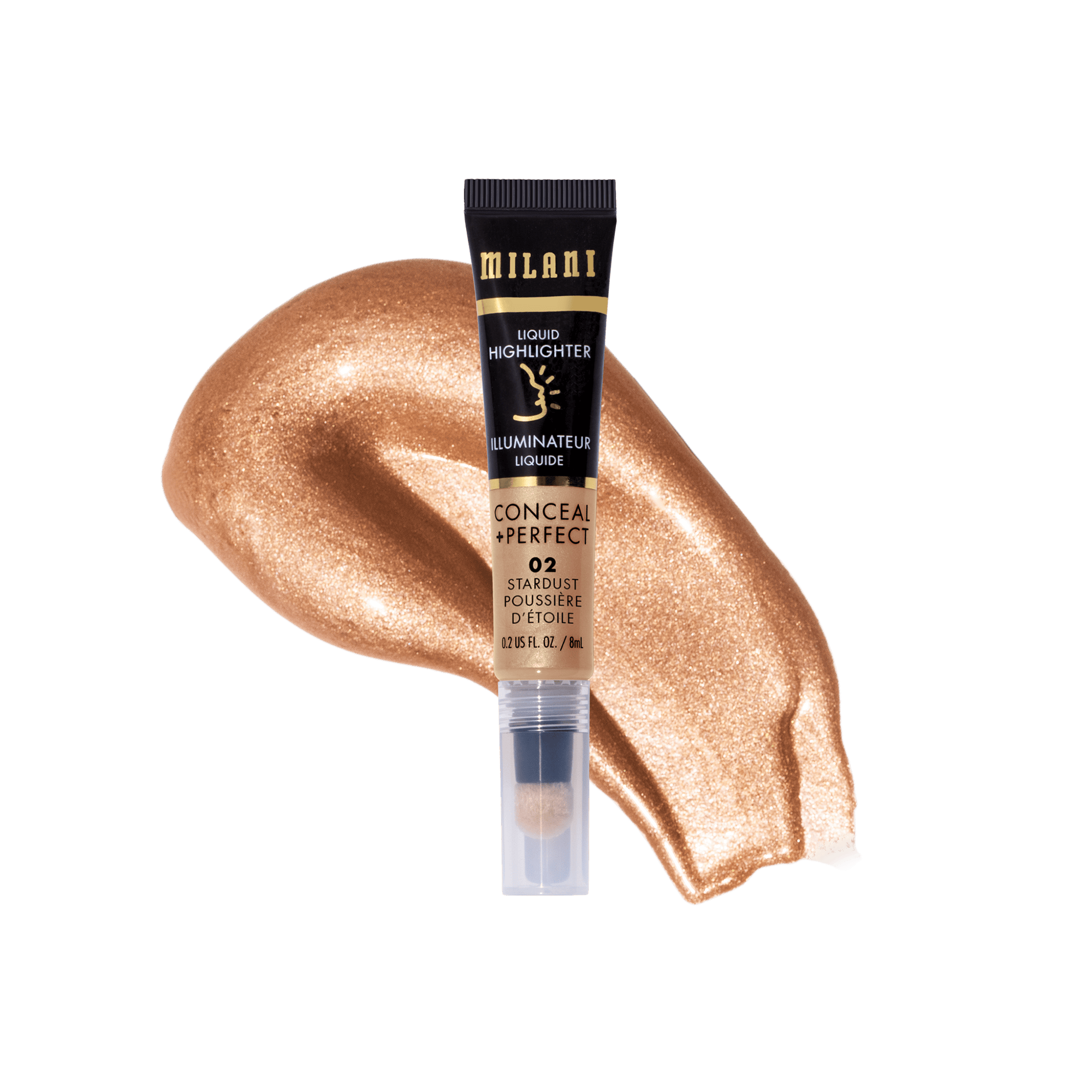 Milani Conceal + Perfect Facelift Liquid Highlighter 02 Stardust 8 ml