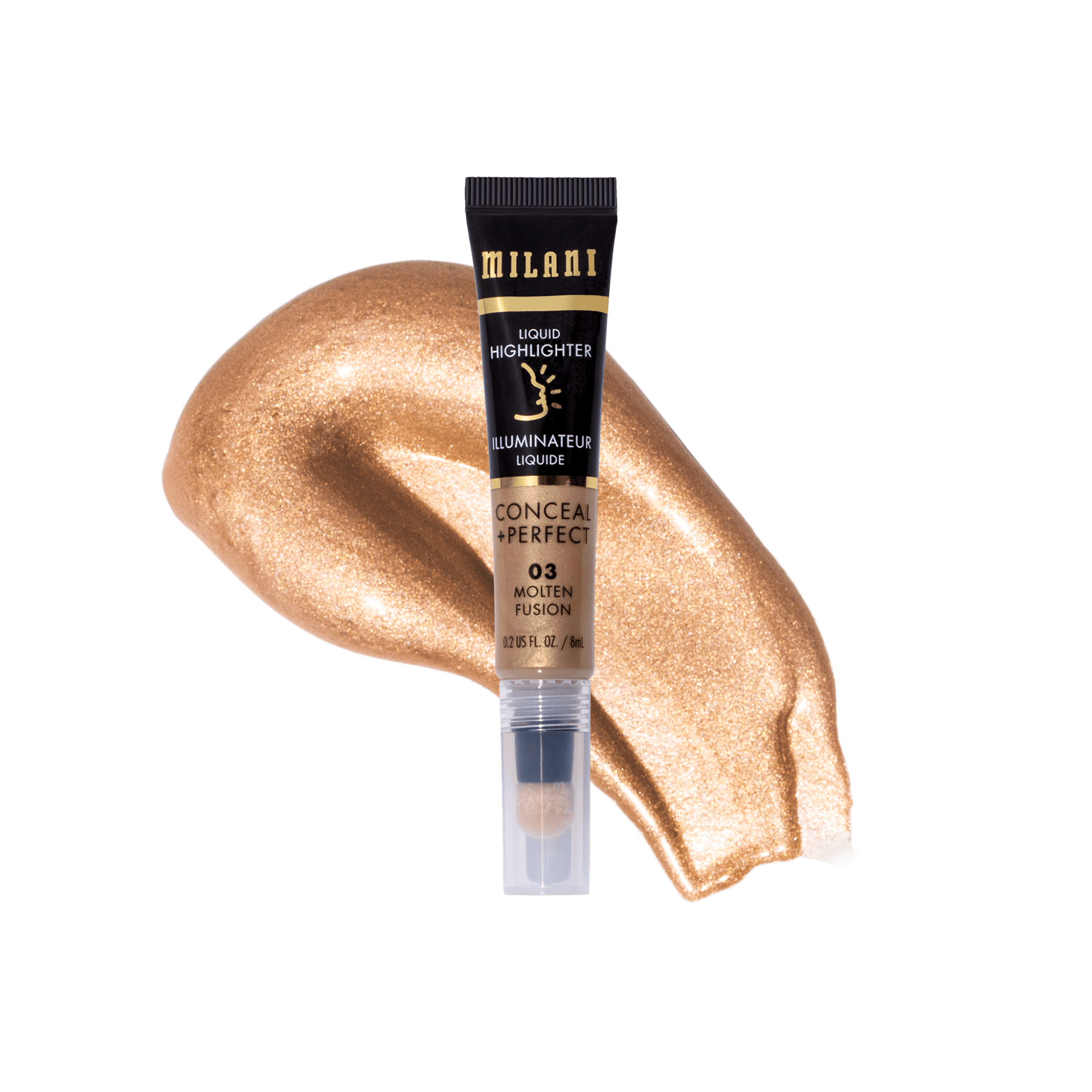 Milani Conceal + Perfect Facelift Liquid Highlighter 03 Molten 8 ml