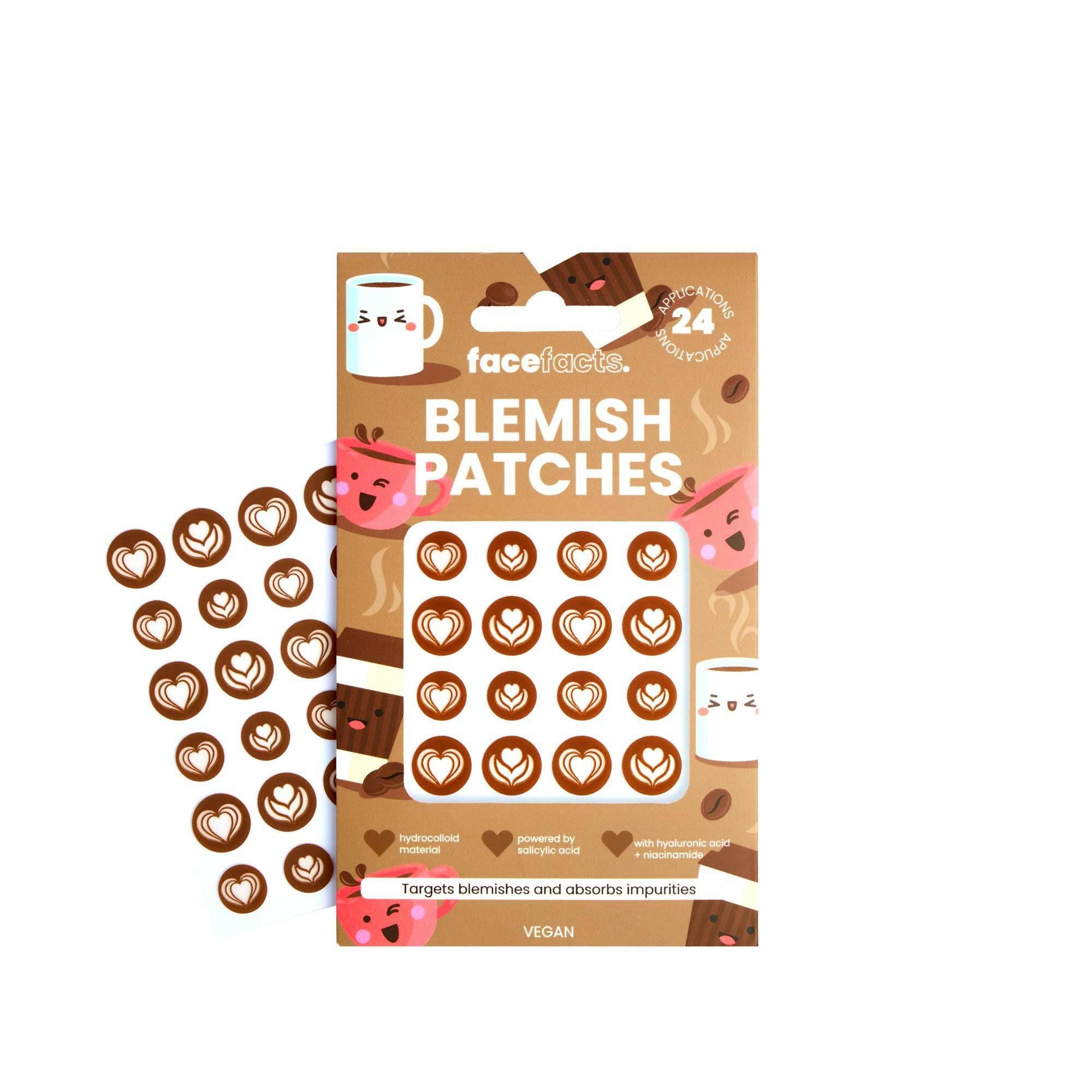 Face Facts Blemish Patches Coffee 24 stk