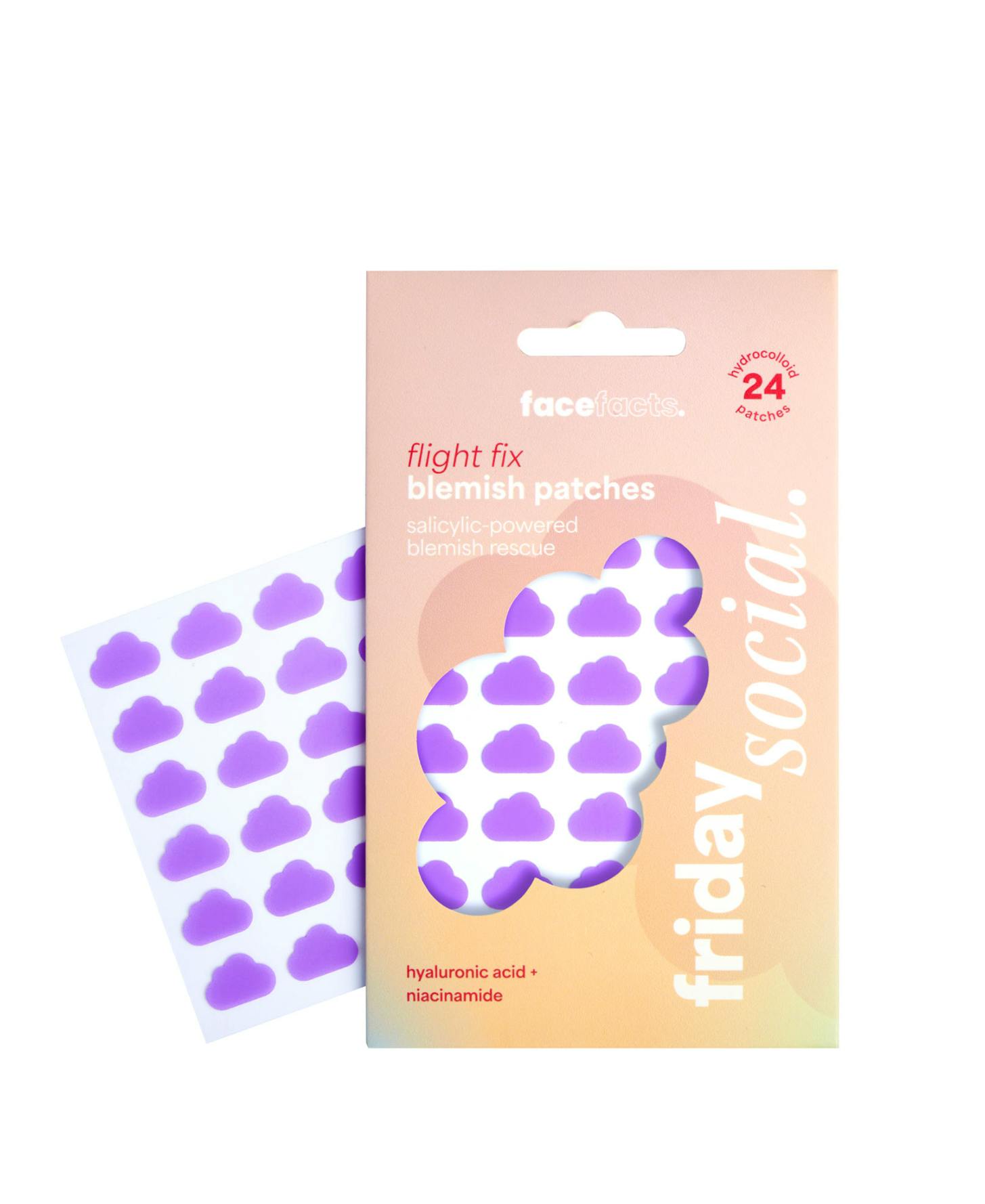 Face Facts Friday Social Flight Fix Blemish Patches 24 stk