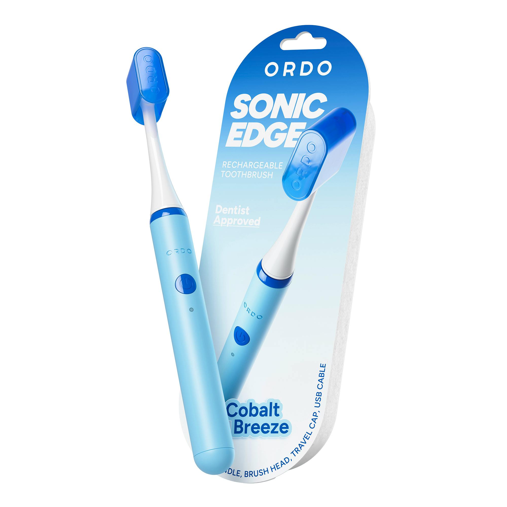 Ordo Sonic Edge Rechargeable Toothbrush Cobalt Breeze 1 stk