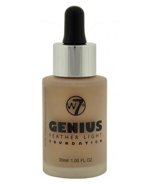 W7 Genius Foundation Natural Beige 30 ml