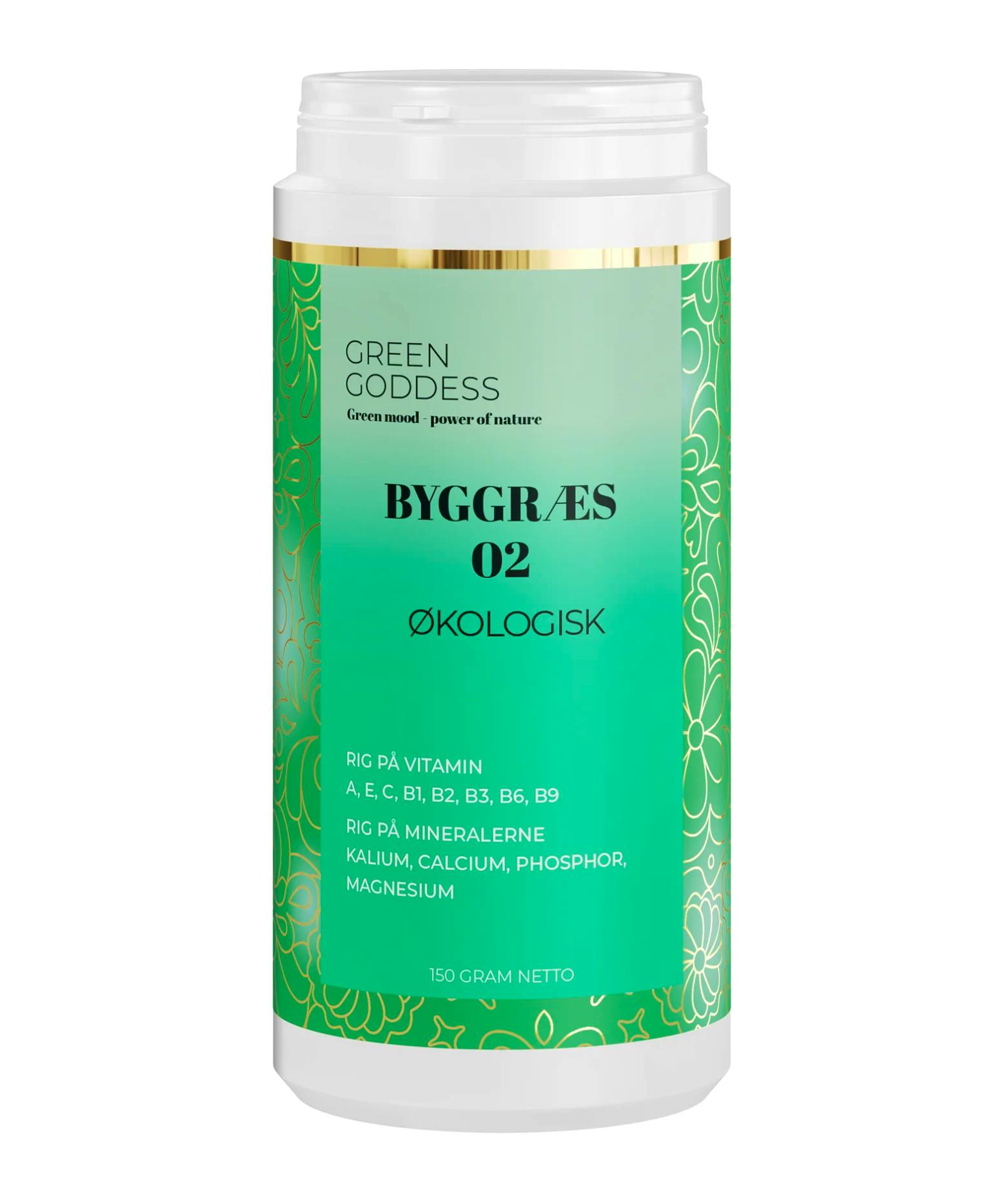 Green Goddess Byggræs Økologisk 150 g