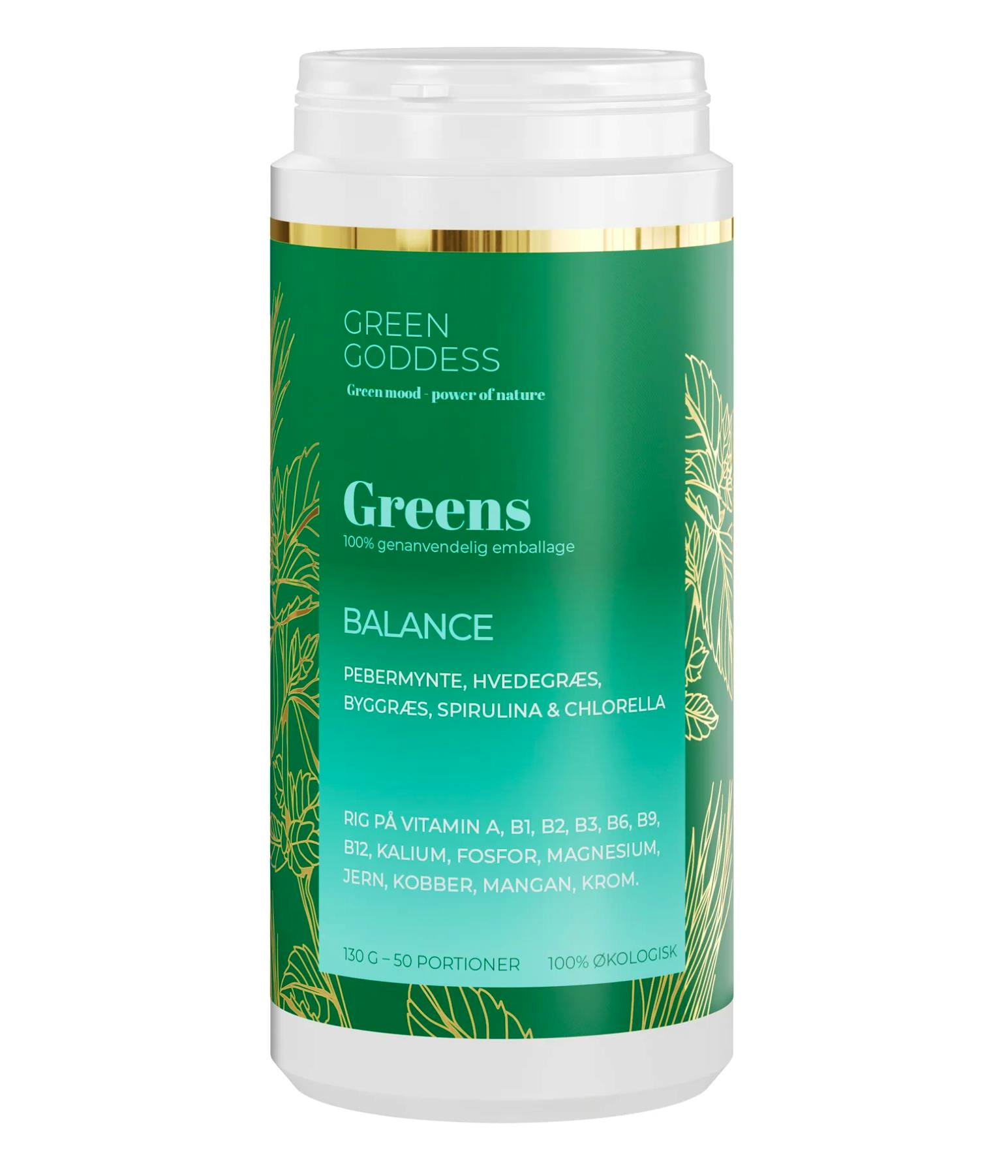 Green Goddess Balance Greens 130 g