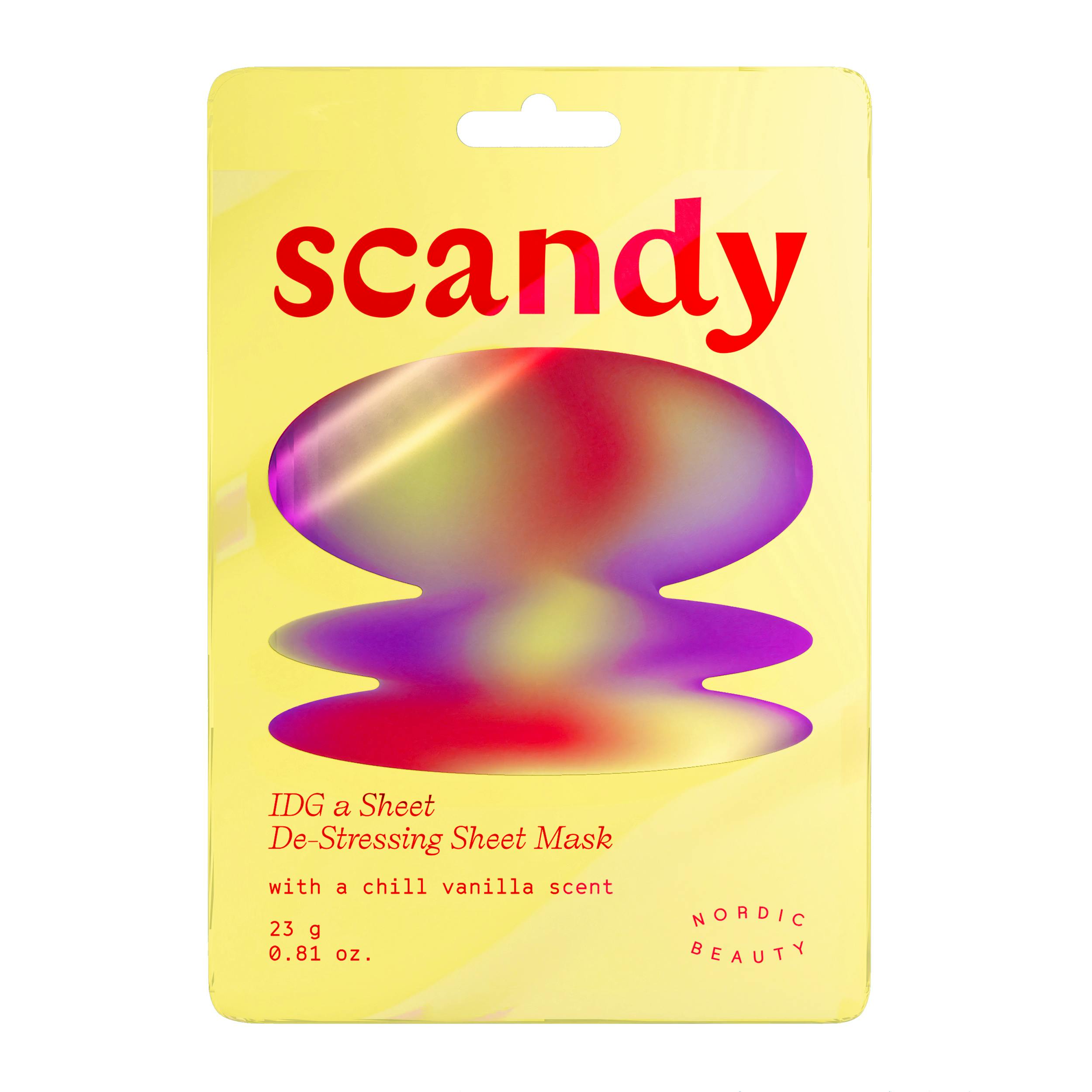Scandy IDG A Sheet De-Stressing Sheet Mask 1 kpl
