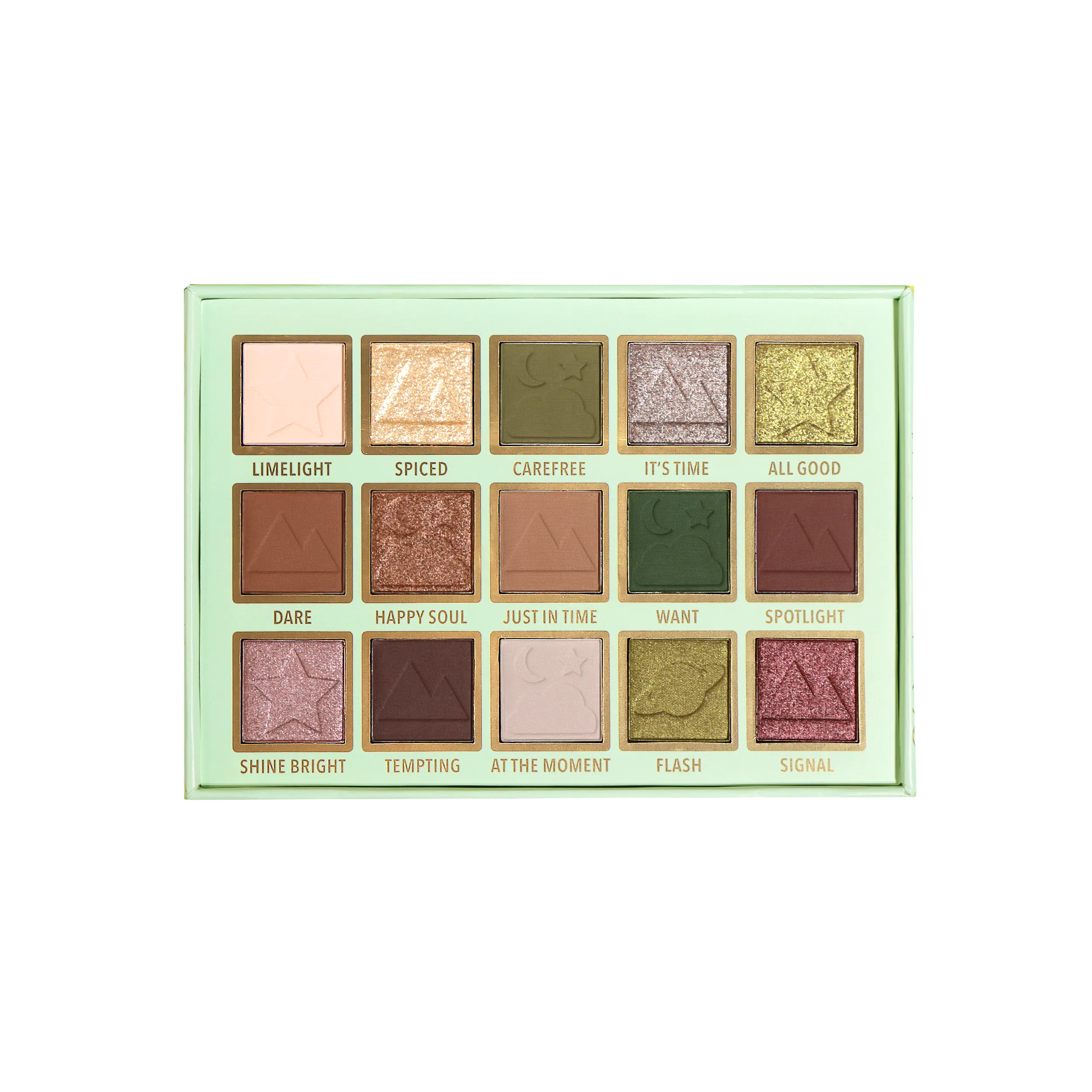 MOIRA Time To Shine Pressed Pigment Palette 18 g