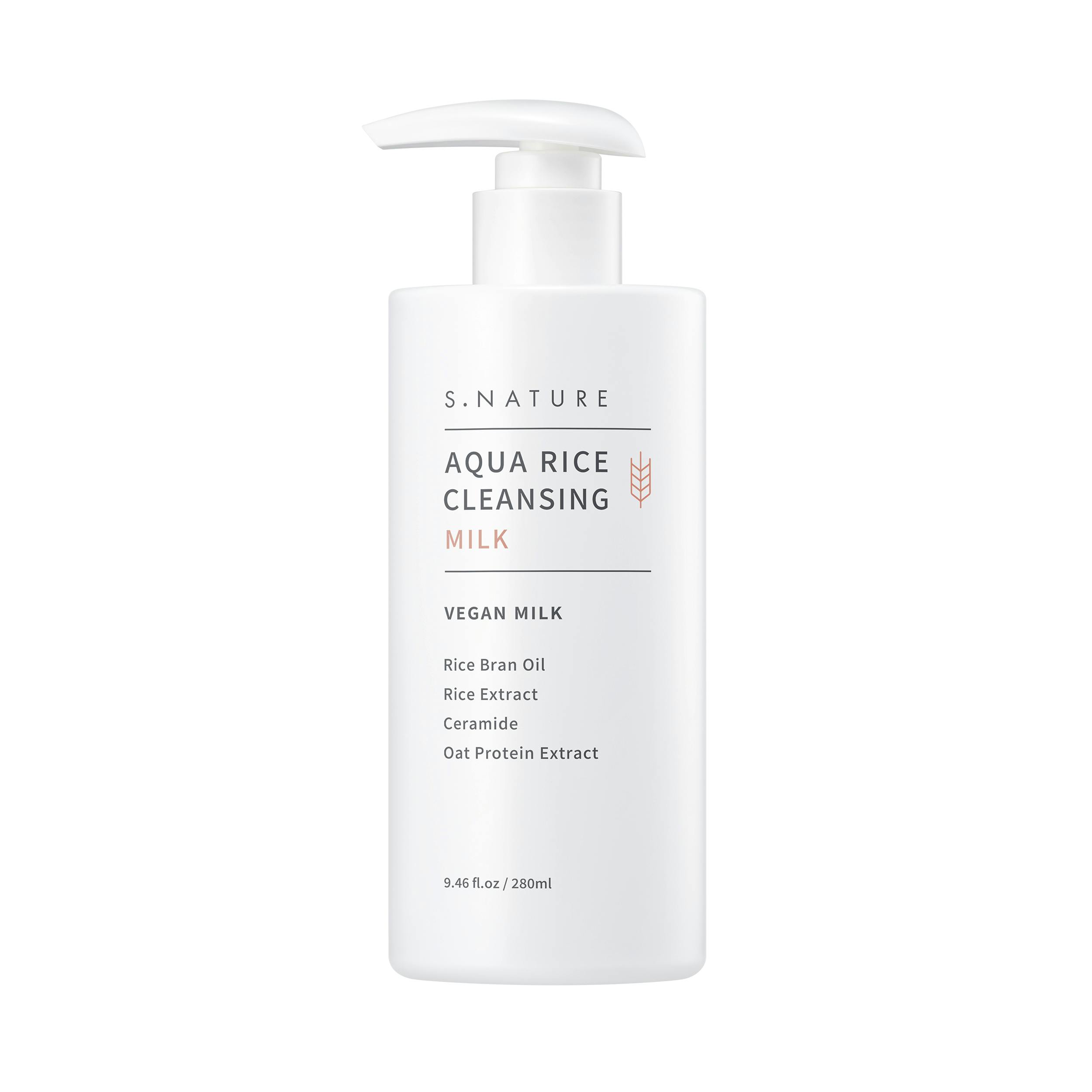 S.NATURE Aqua Rice Cleansing Milk 280 ml
