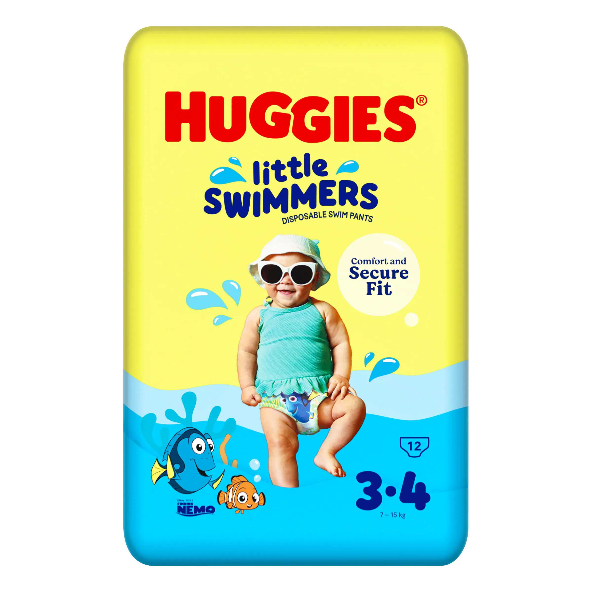 Huggies Little Swimmers Swim Pants 3-4 12 stk