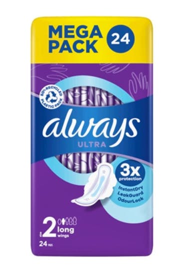 Always Ultra Long Wings 24 st