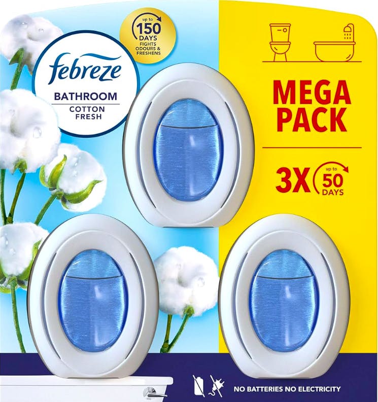 Febreze Bathroom Air Freshener Cotton Fresh 3 st