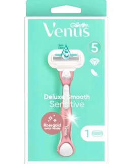Gillette Venus Deluxe Smooth Sensitive Razor Rose Gold 1 stk
