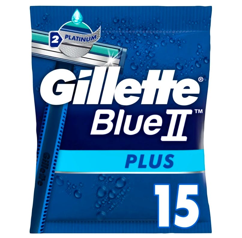 Gillette Blue 2 Plus Disposable Razors 15 st