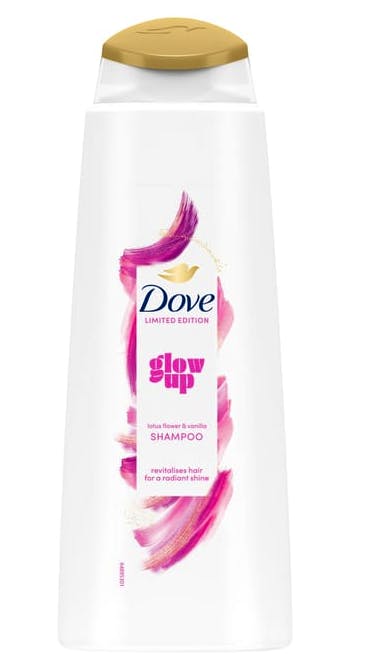 Dove Glow Up Lotus Flower & Vanilla Shampoo 400 ml