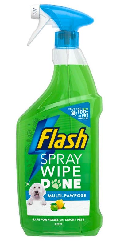 Flash Spray Wipe Done Pet 800 ml