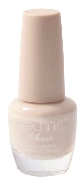 Technic Sheer Nail Varnish Beige 12 ml