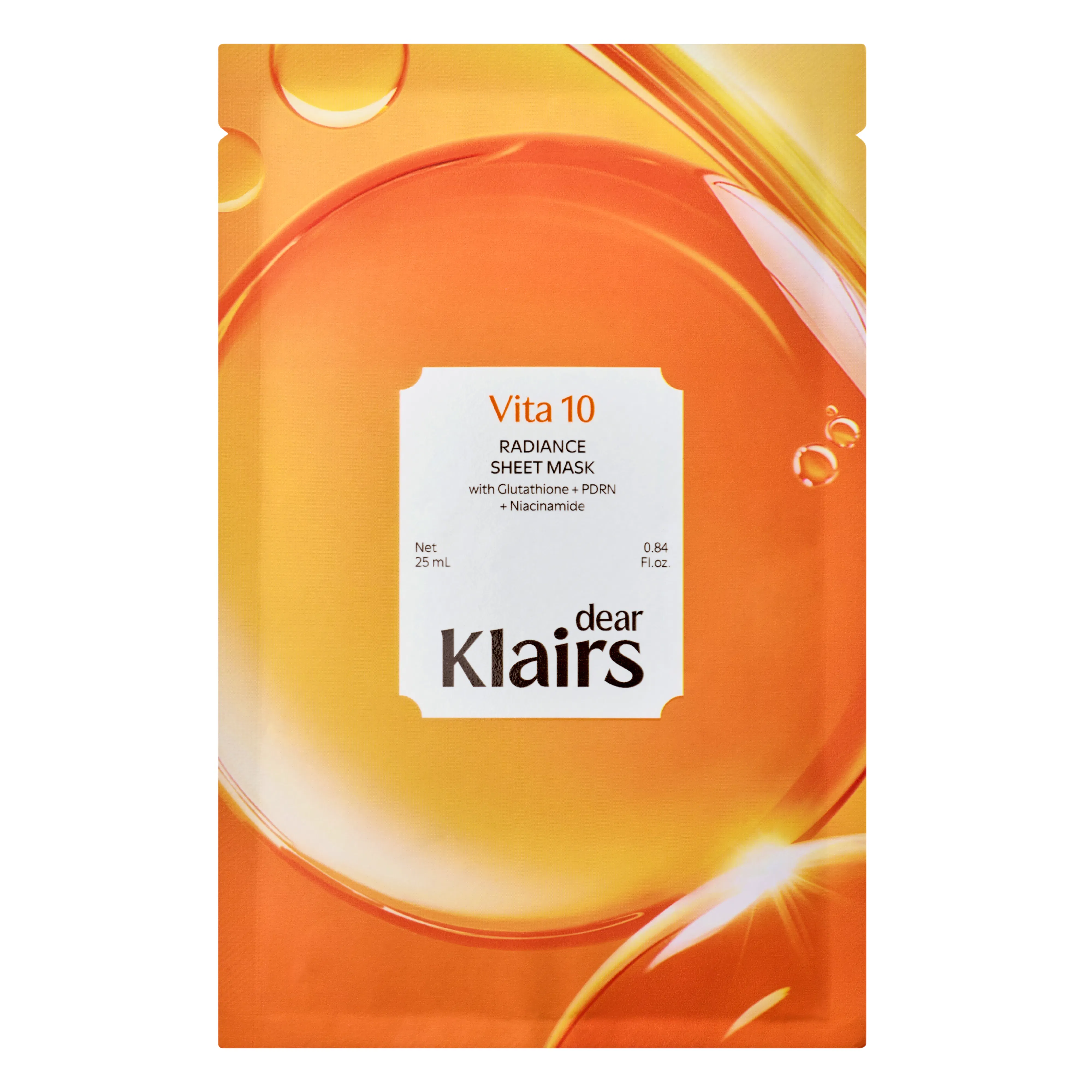Klairs Vita 10 Radiance Sheet Mask 1 st