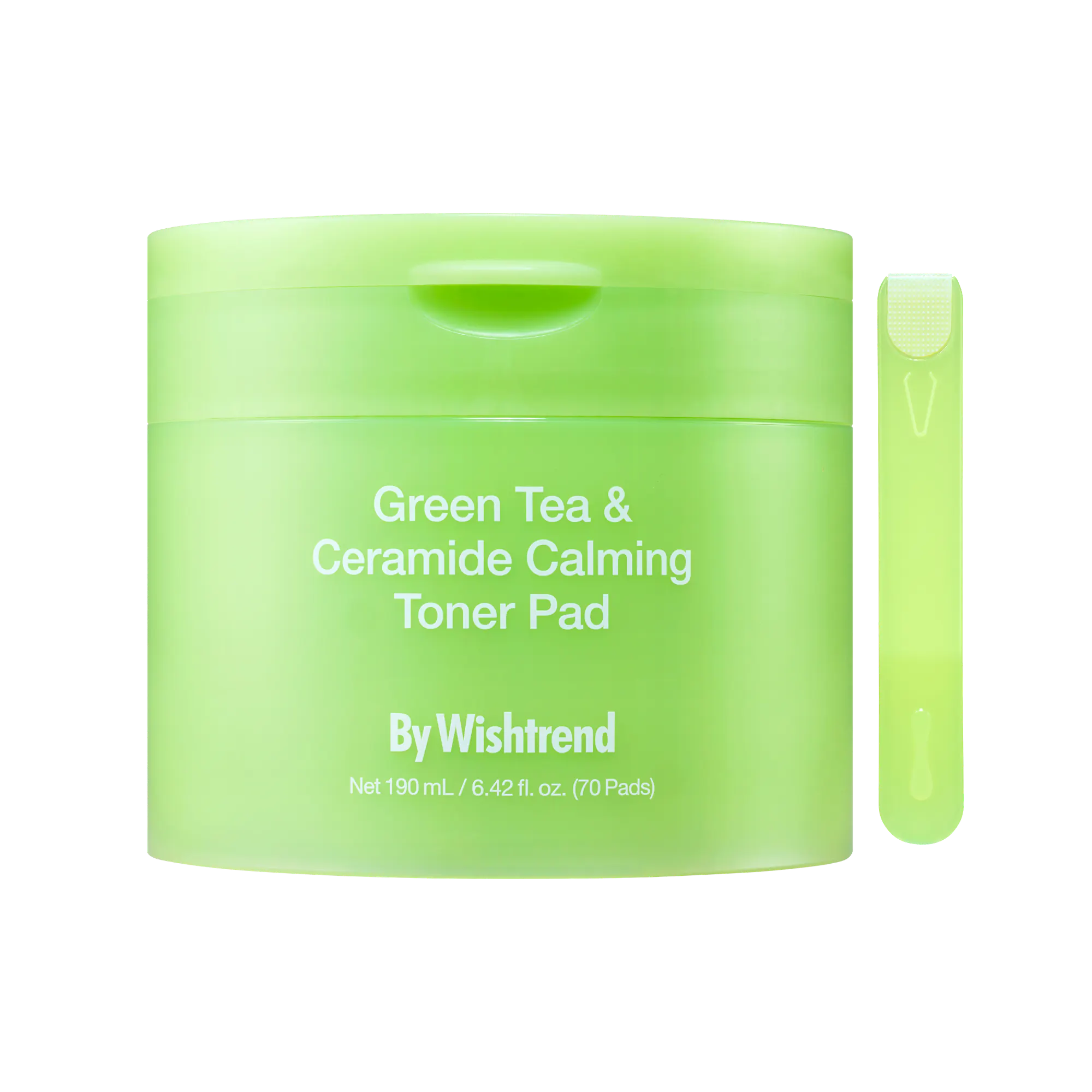 By Wishtrend Green Tea & Ceramide Calming Toner Pad 70 pcs