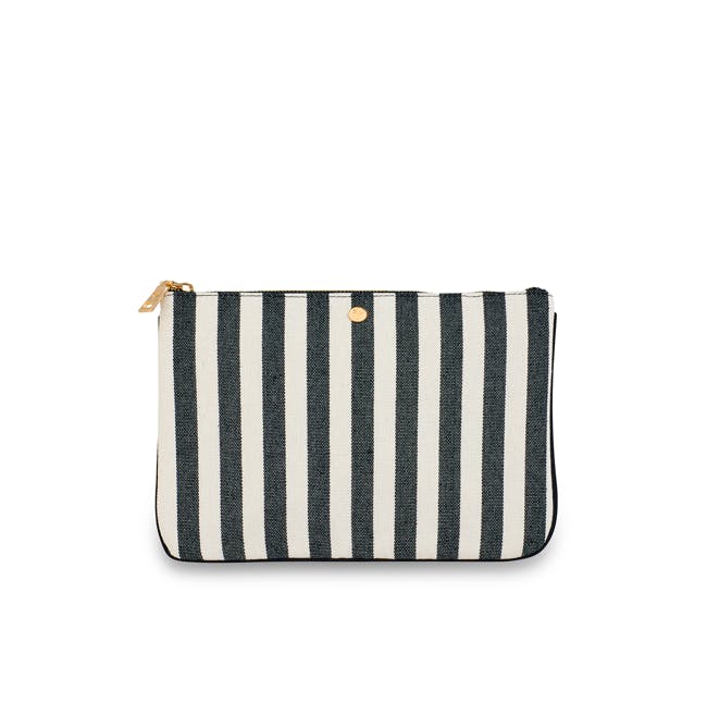 Fan Palm Stripe Cotton Makeup Bag 115 g