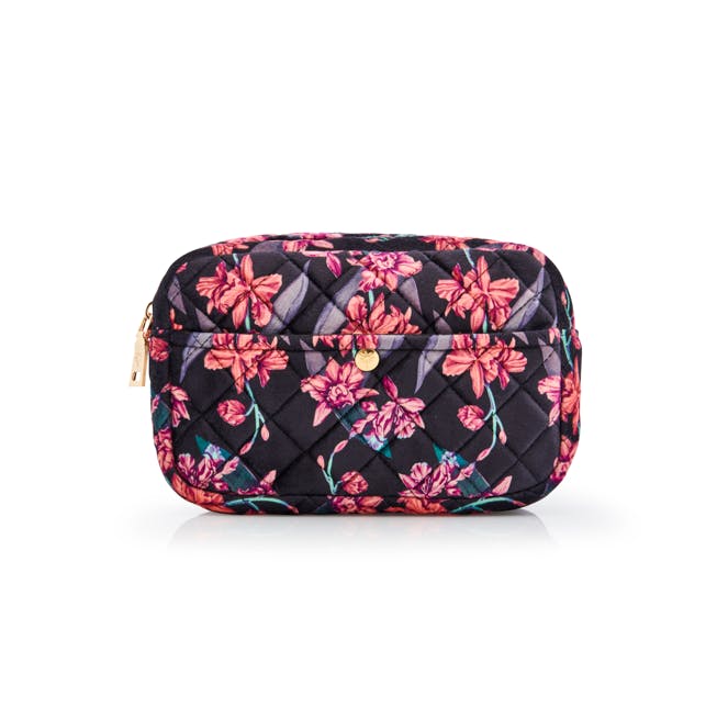 Fan Palm Flawless Black Velvet Makeup Bag 162 g