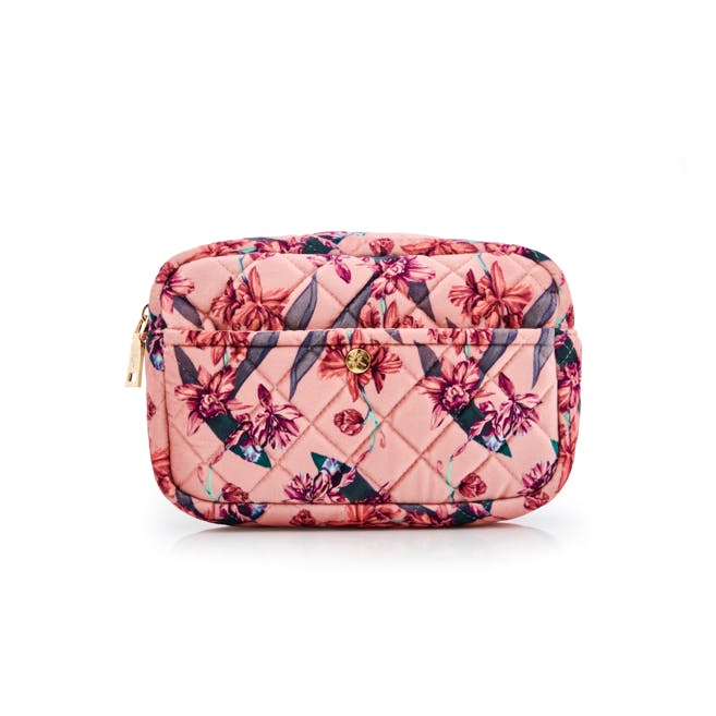 Fan Palm Flawless Rose Velvet Makeup Bag 162 g