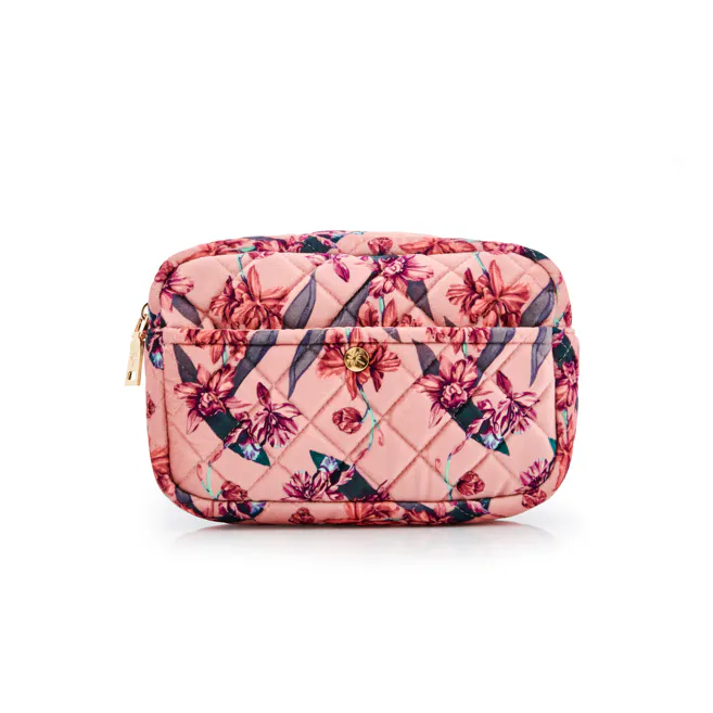 Fan Palm Flawless Rose Velvet Makeup Bag 162 g