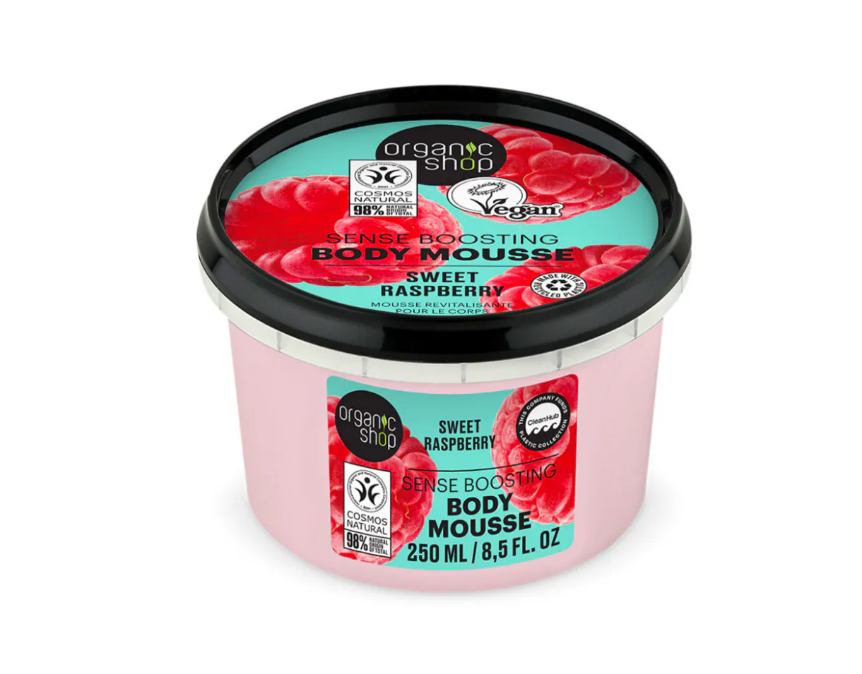 Organic Shop Sweet Raspberry Sense Boosting Body Mousse 250 ml