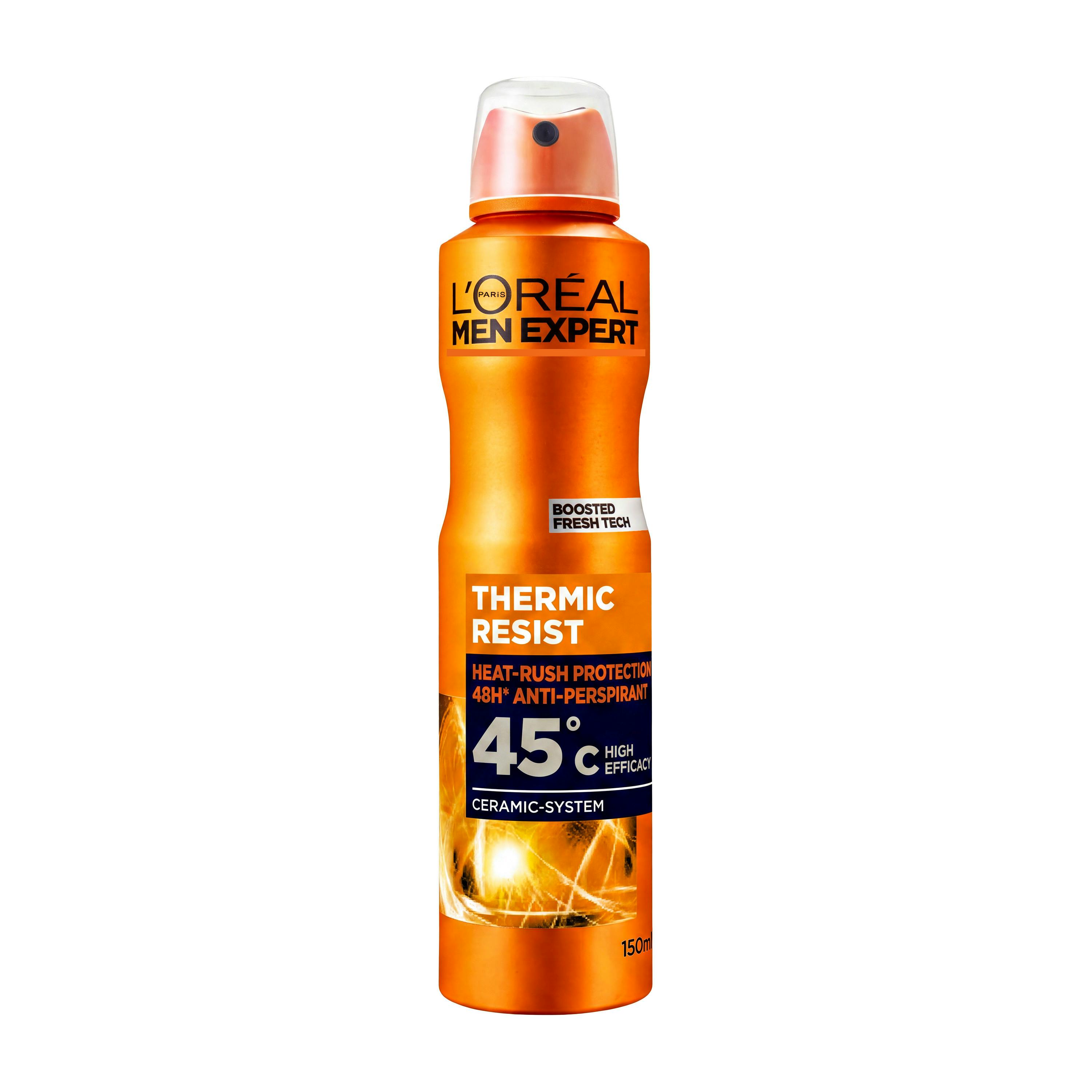L'Oréal Paris Men Expert Thermic Resist Heat Protection 48H Anti-Perspirant Deodorant Spra 150 ml
