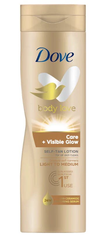 Dove Visible Glow Self-Tan Lotion Fair Medium Skin 250 ml