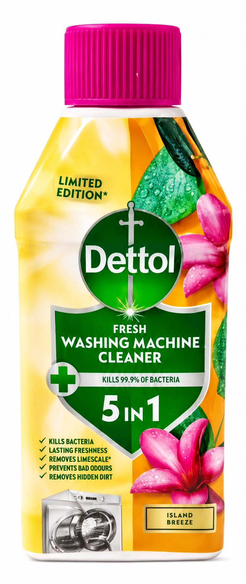 Dettol Washing Machine Cleaner Peach & Hibiscus 250 ml