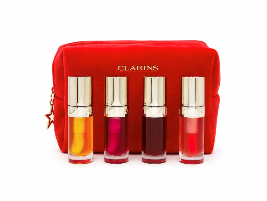 Clarins Lip Comfort Oil Gift Set 4 pcs