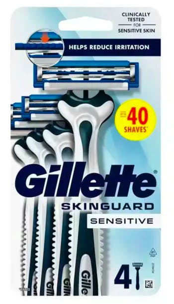 Gillette Skinguard Disposable Razors 4 kpl