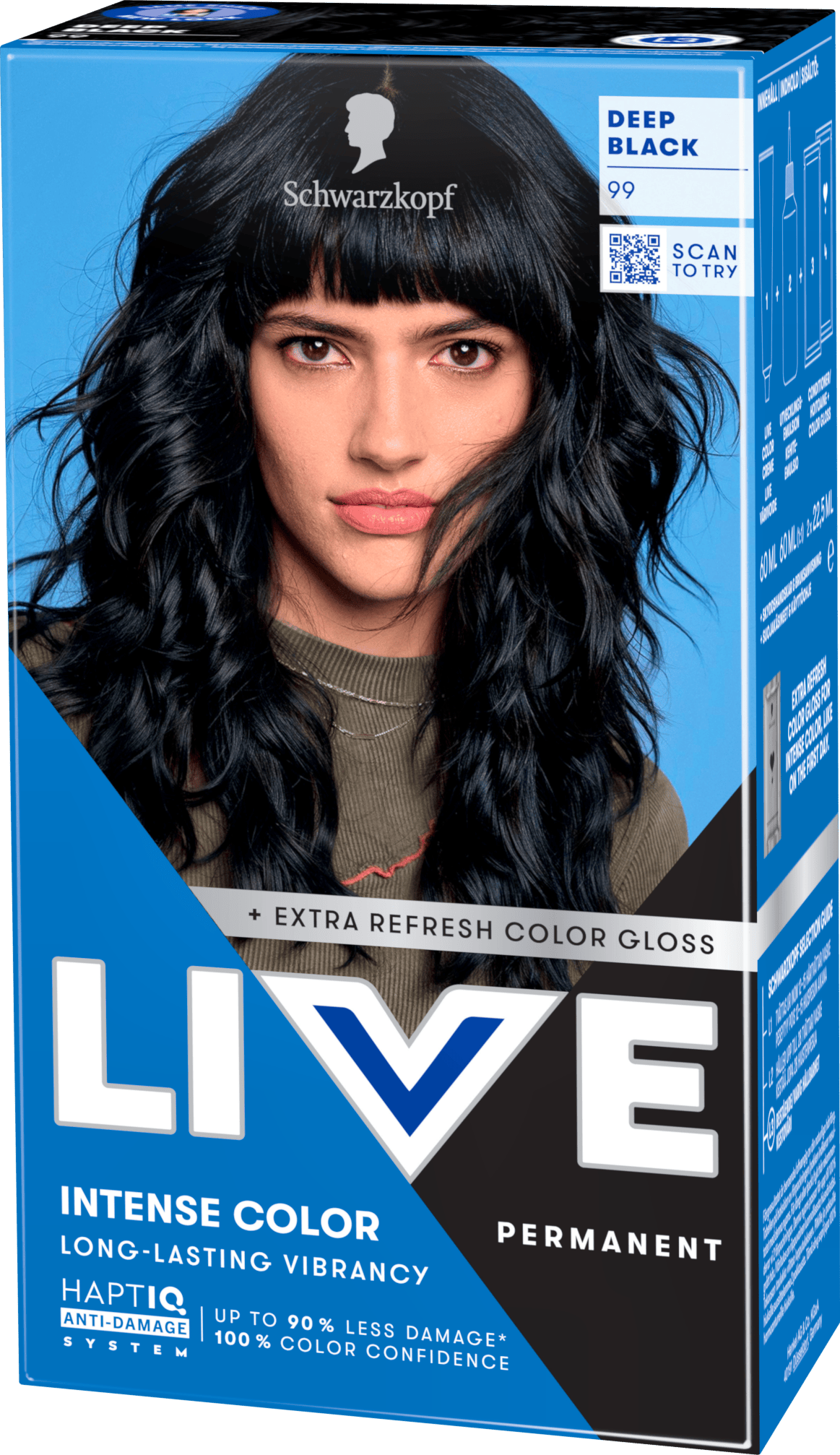 Schwarzkopf Live 99 Deep Black 1 pcs