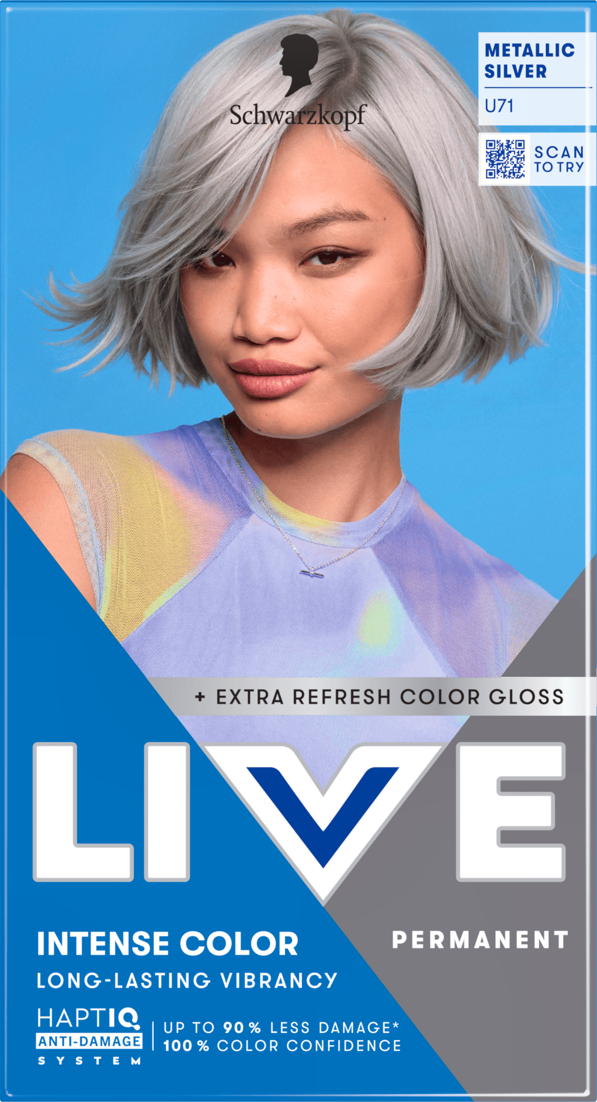 Schwarzkopf Live U71 Metallic Silver 1 pcs