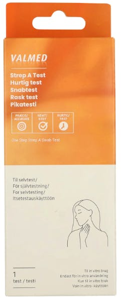 Valmed Strep A Test (halsbetændelse) 1 st